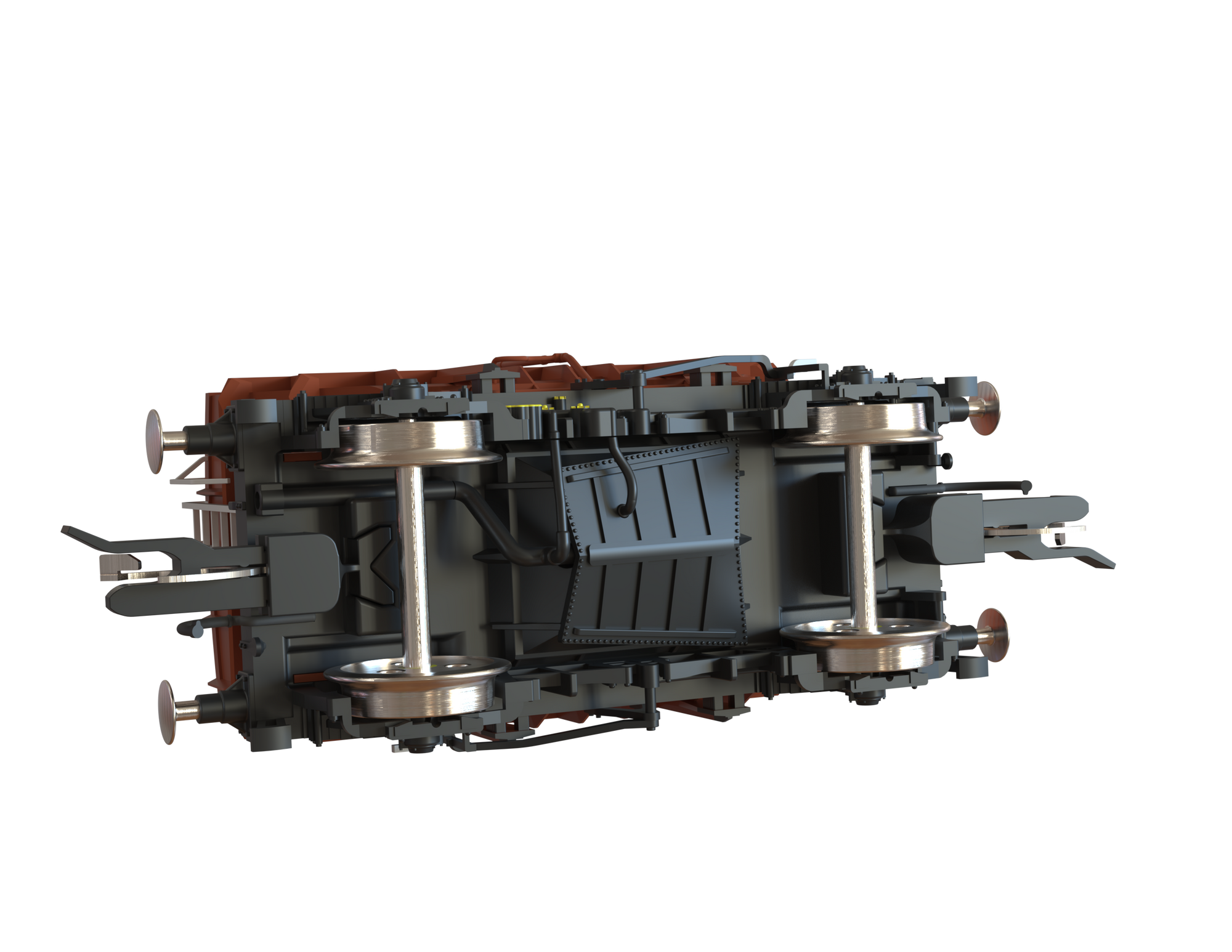 Clark Railworks TT Gauge T3002 Presflo BR Tops Bauxite 3-Pack