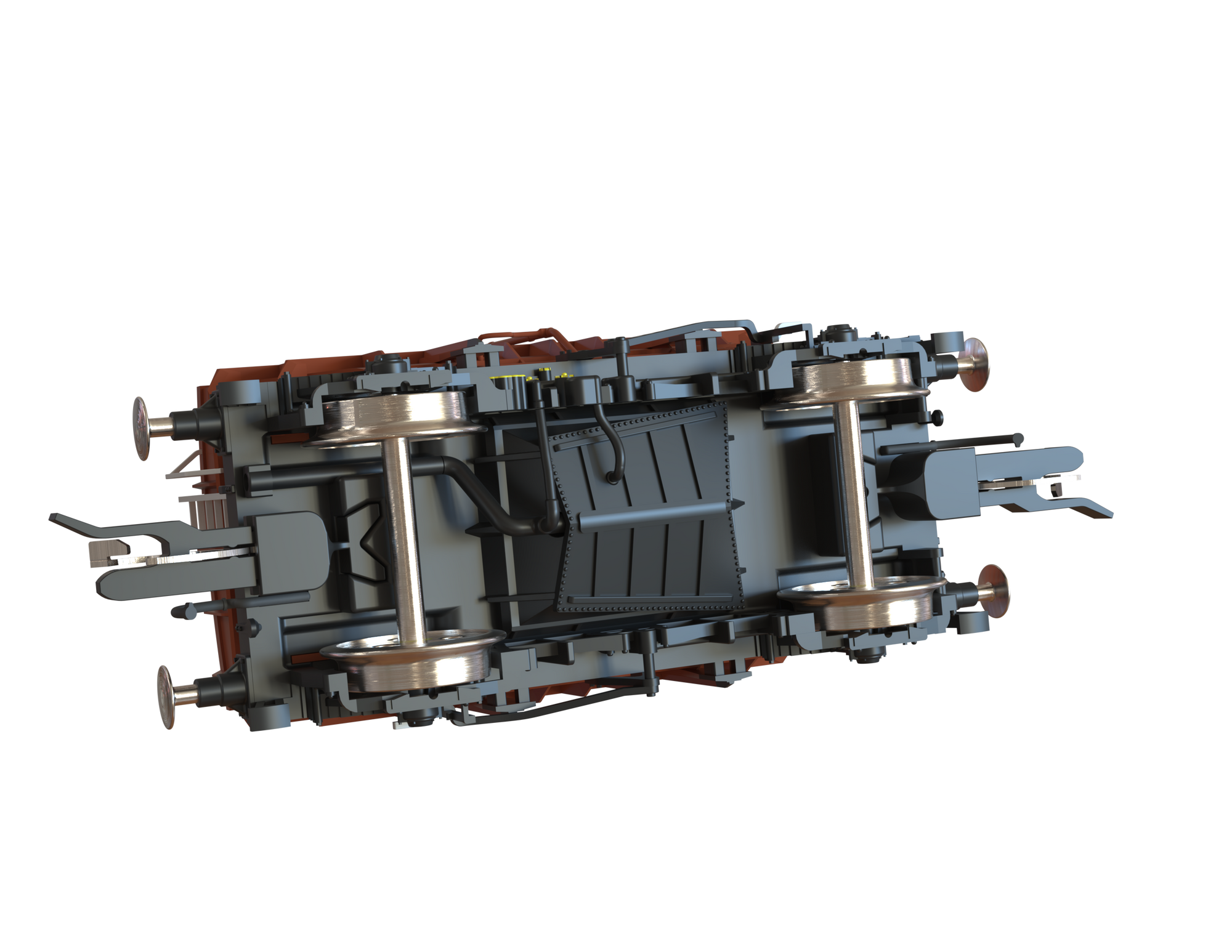 Clark Railworks TT Gauge T3003 Presflo BR Tops Bauxite Single Wagon