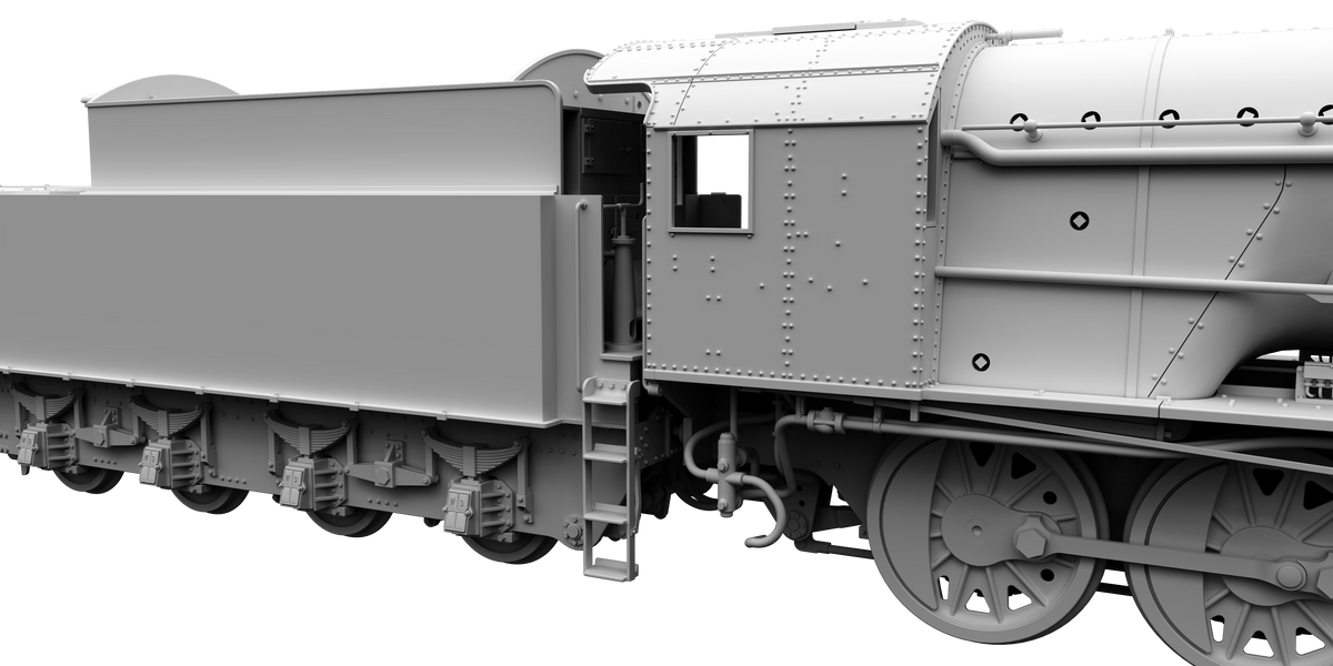 Clark Railworks Finescale OO Gauge C1007Z WD 2-10-0 Austerity, Brunswick Green WD ‘3672’ ‘Dame Vera Lynn’ Era 8-10 Preserved (pre-order)