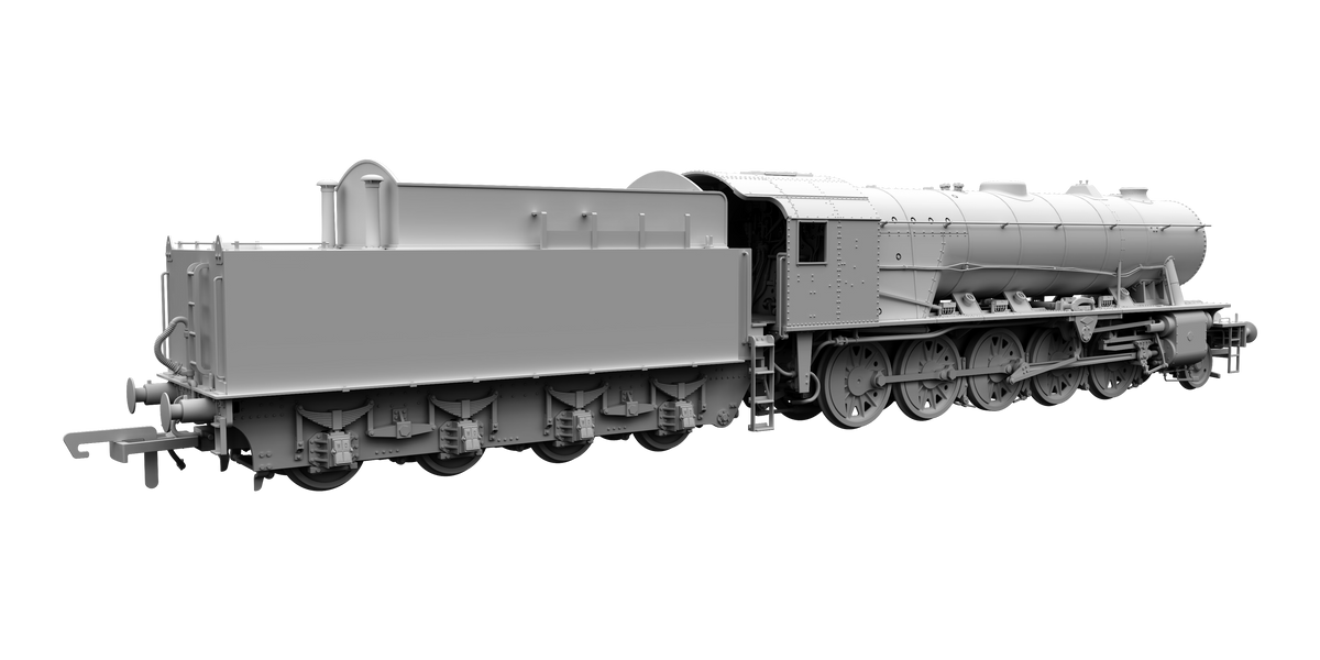 Clark Railworks Finescale OO Gauge C1003 WD 2-10-0 Austerity, BR Black Early Crest ‘90751’ Era 4 (pre-order)