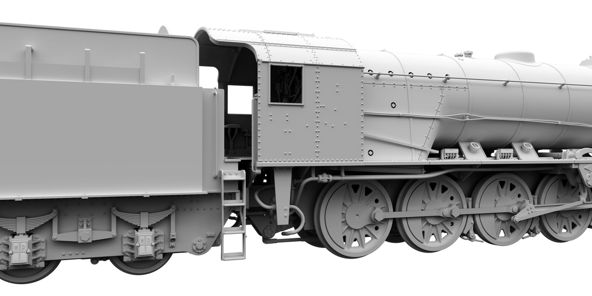 Clark Railworks Finescale OO Gauge C1003 WD 2-10-0 Austerity, BR Black Early Crest ‘90751’ Era 4 (pre-order)