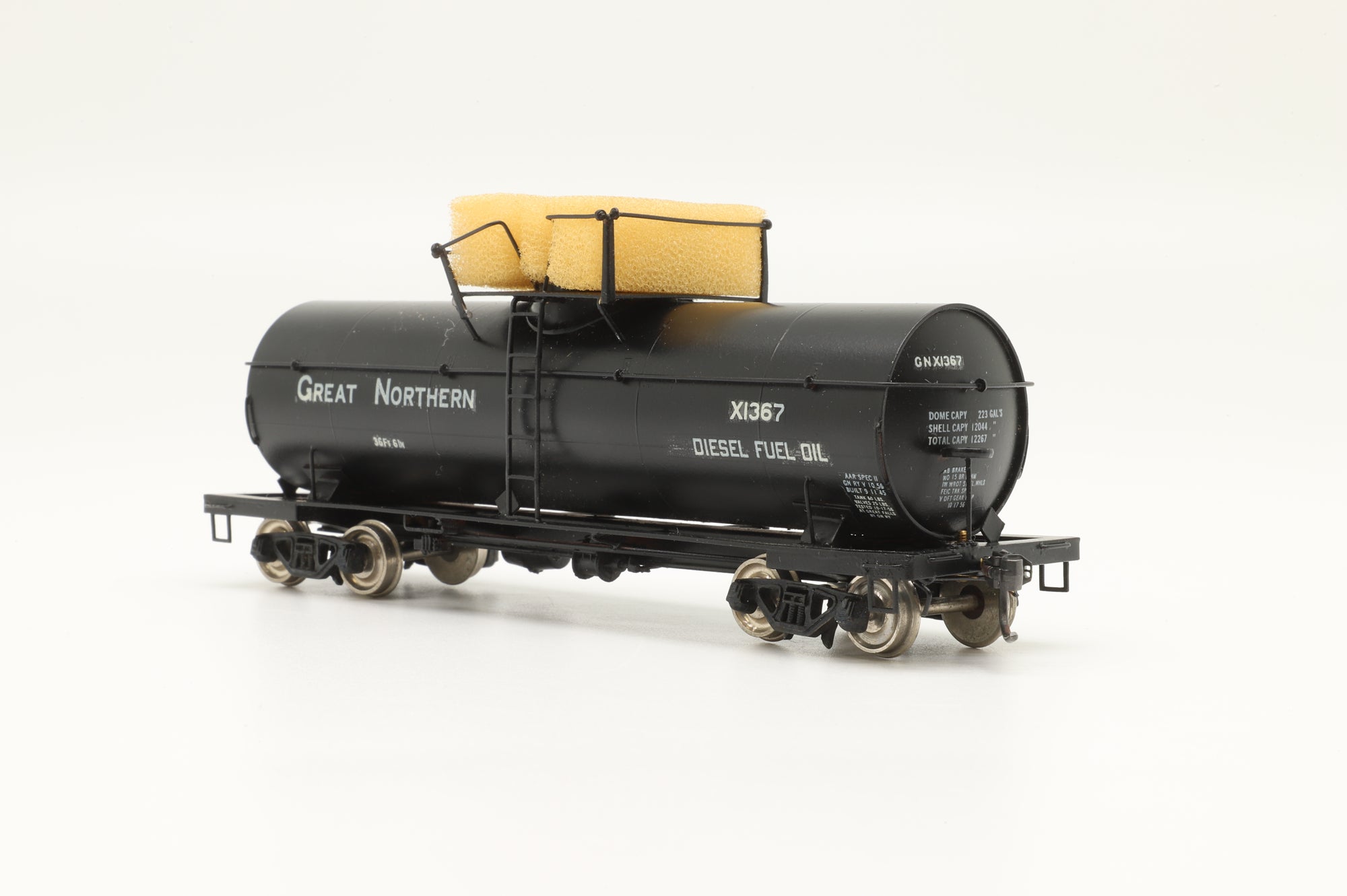 Iron Horse Models HO Brass Texaco 8,000 Gallon Tank Car 'X1367'