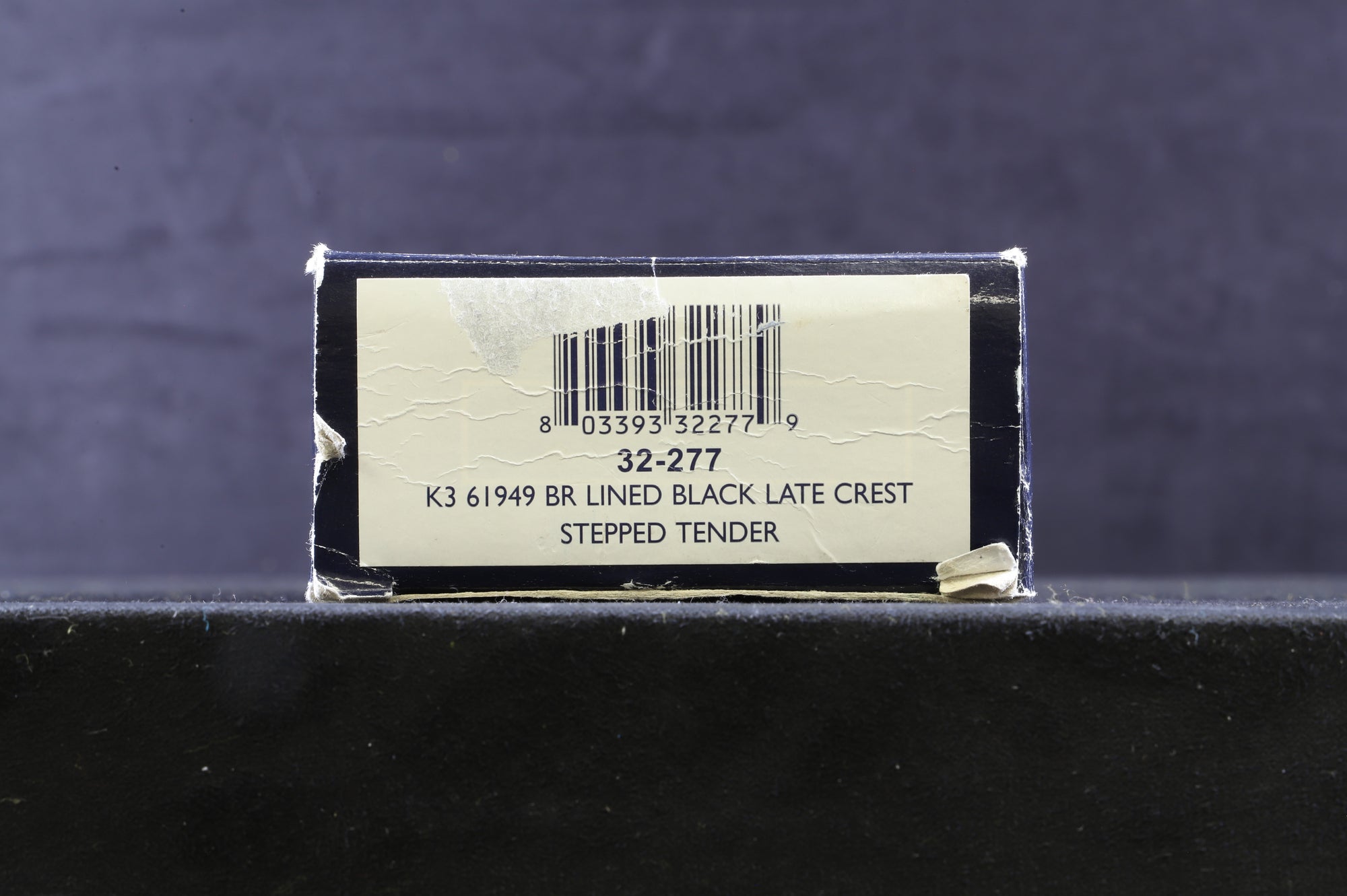 Bachmann OO 32-277 K3 Class 61949 in Lined BR Black w/ Stepped Tender & Late Crests