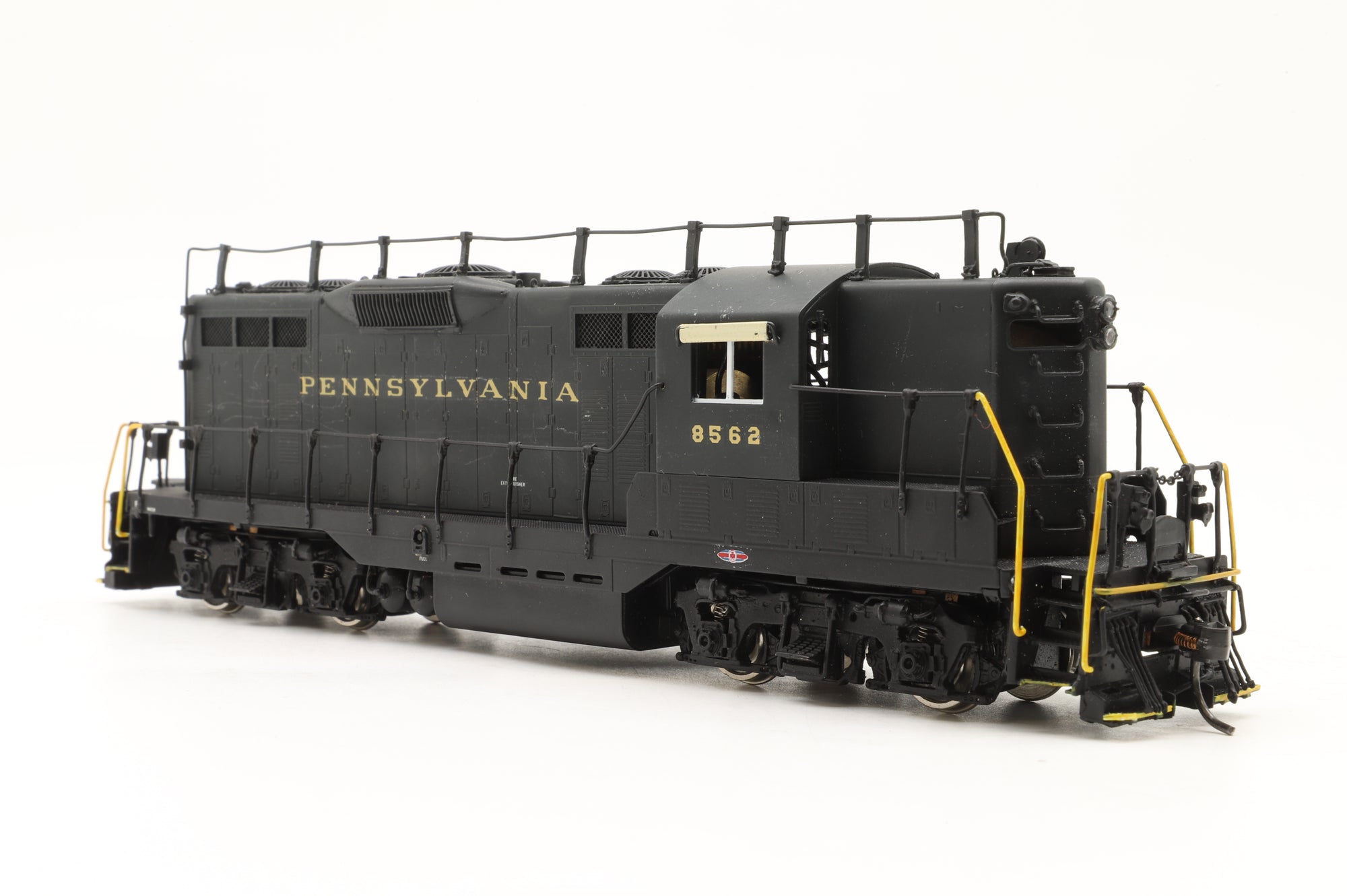 Key Imports/Samhongsa HO Brass GP-7 II 8562 in PRR Black, Factory Painted