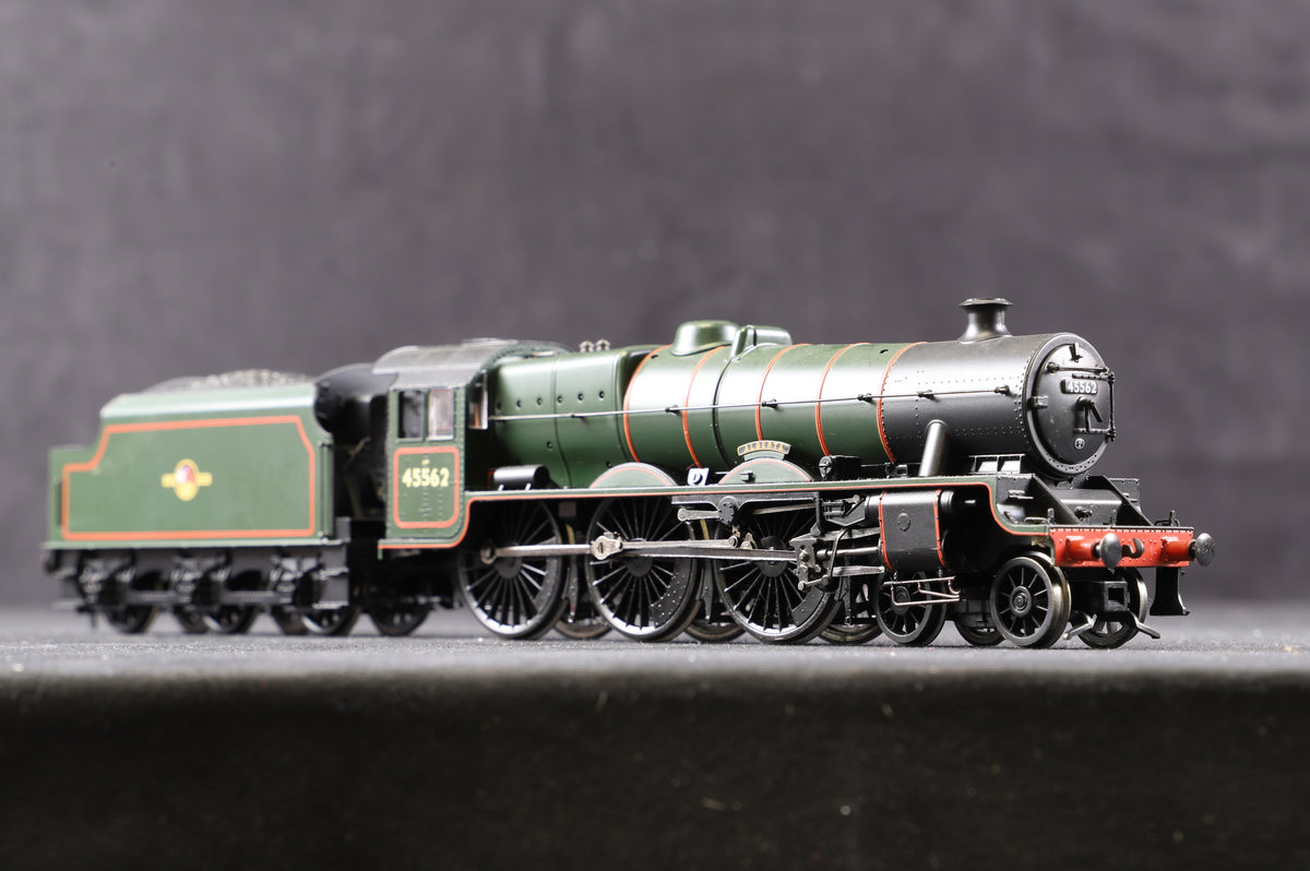 Bachmann OO 31-176DC Jubilee Class &#39;45562&#39; &#39;Alberta&#39; Stanier Tender BR Green L/C, DCC Removed