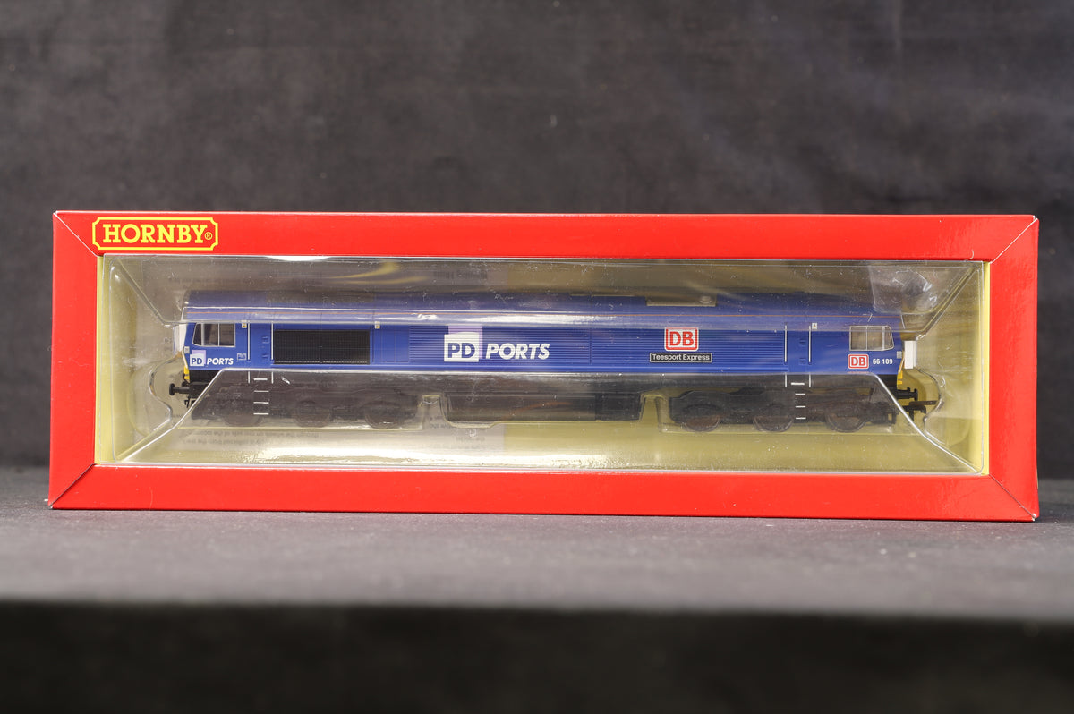 Hornby OO R3919 PD Ports Co-Co Class 66 &#39;Teesport Express&#39; &#39;66109&#39;