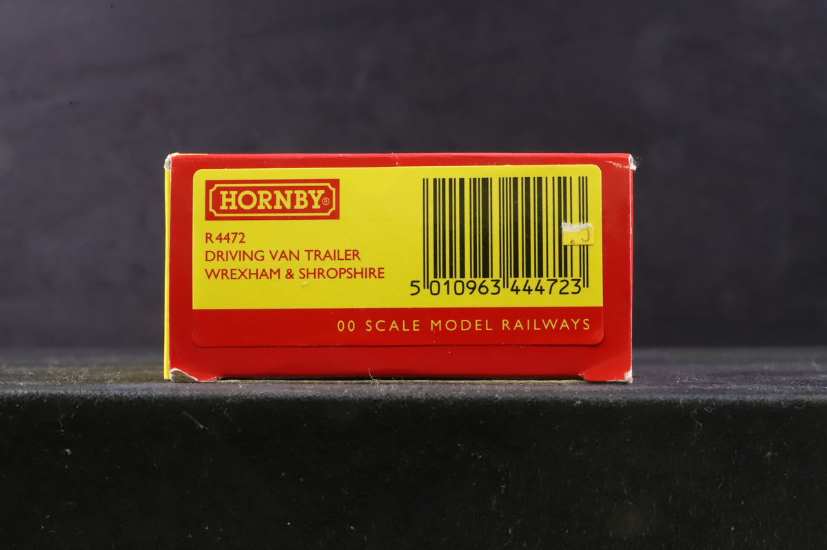 Hornby OO R4472 Driving Van Trailer Wrexham &amp; Shropshire