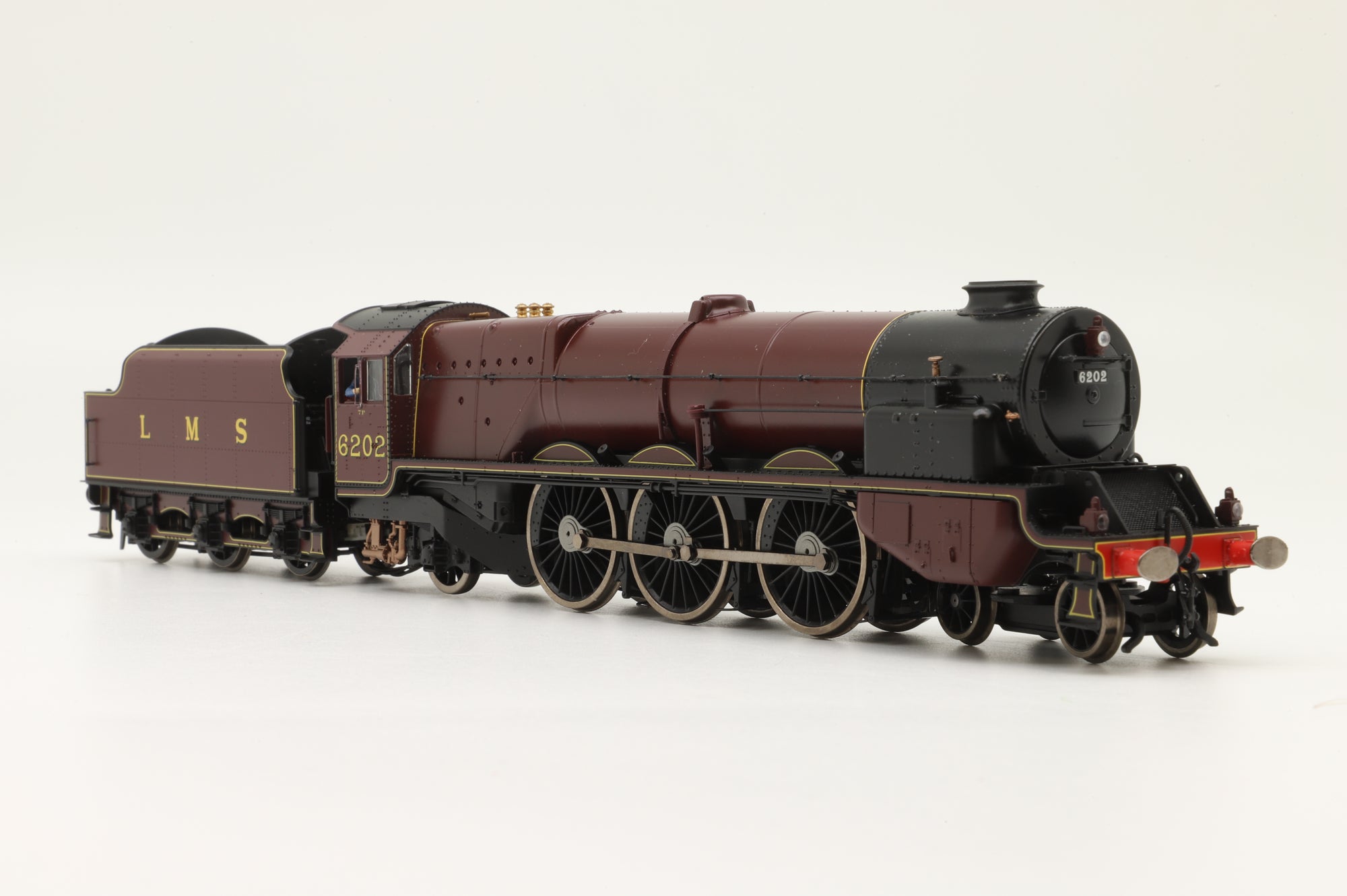 Hornby OO R30134 LMS Princess Royal Class 'The Turbomotive' 4-6-2 '6202', DCC Sound