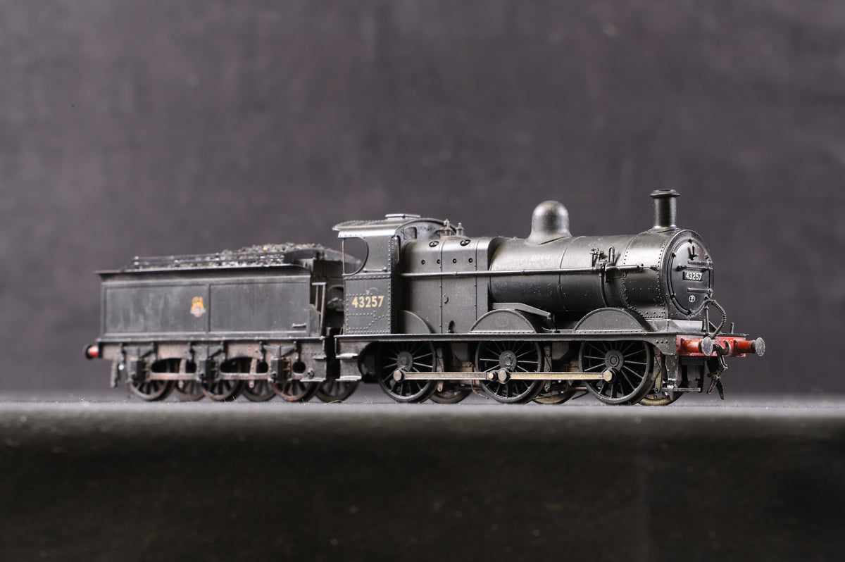 Bachmann OO 31-626A Class 3F &#39;43257&#39; BR Black E/C Weathered, DCC Sound