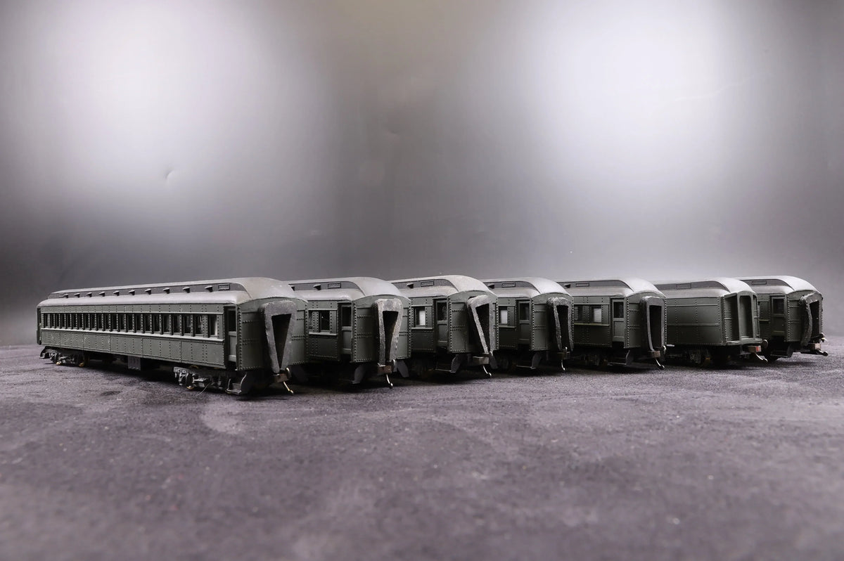 Tenshodo HO Rake of 6 NYC Standard Coaches &amp; 1 NYC Baggage Coach, Inc. 6 x 407 &amp; 1 x 408