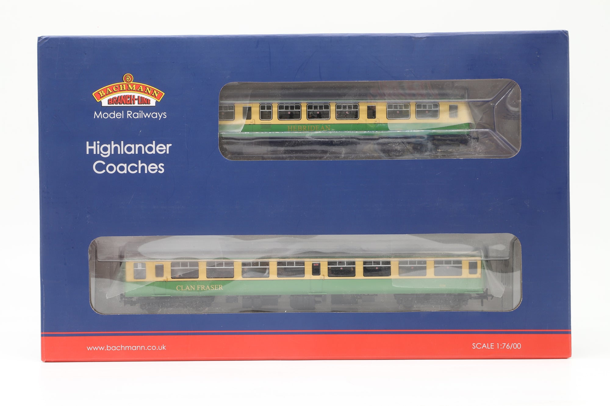 Bachmann OO 39-005 'Highlander' Coach Pack Incl. Mk2A TSO & Class 101 DTCL Observation Car