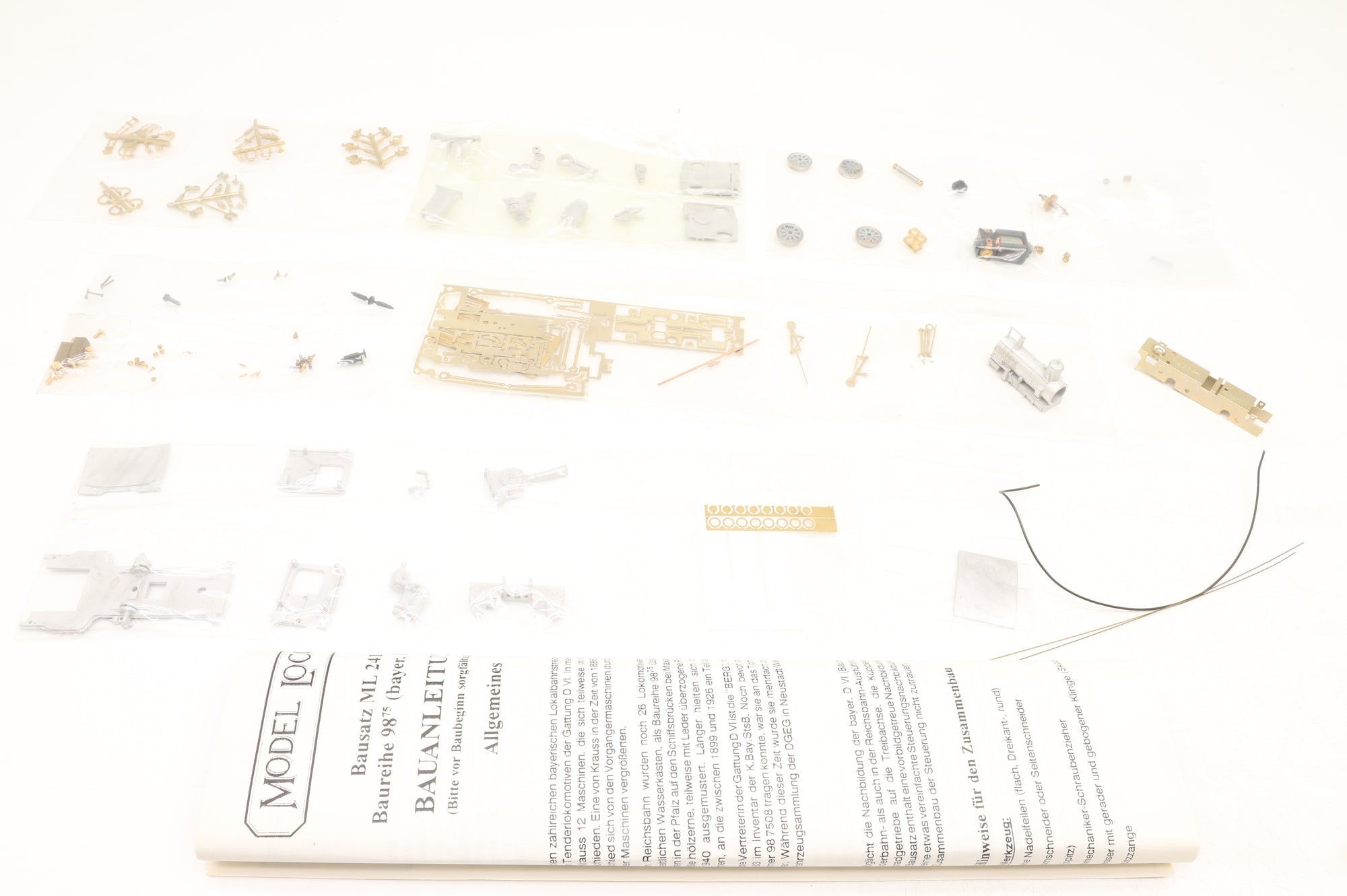 Model Loco HO ML241 BR 98 'Berg' Unstarted Kit