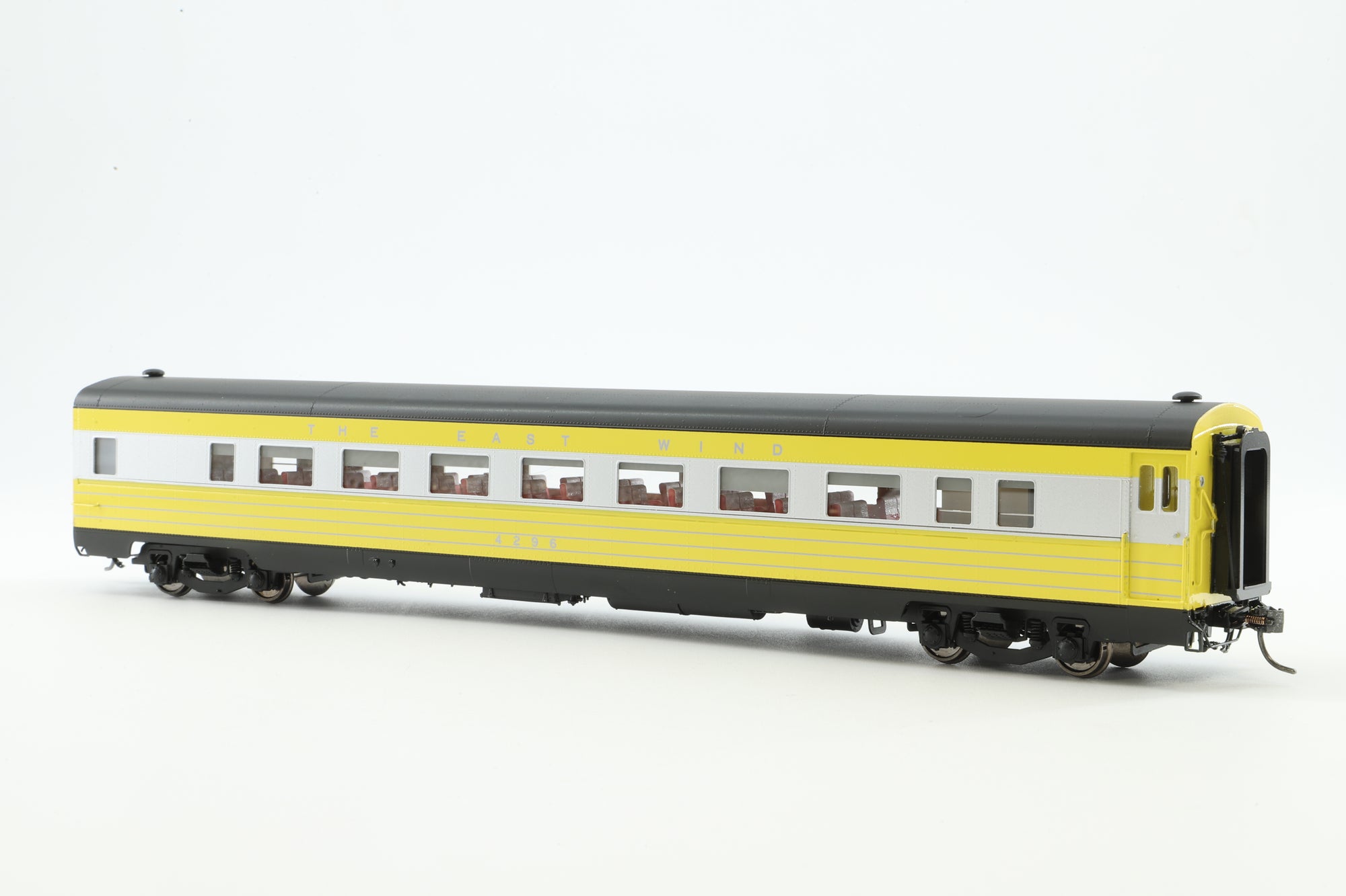 The Division Point HO Brass 1352 P70KR 56-Seat Coach No.4296 in 'The East Wind' Livery