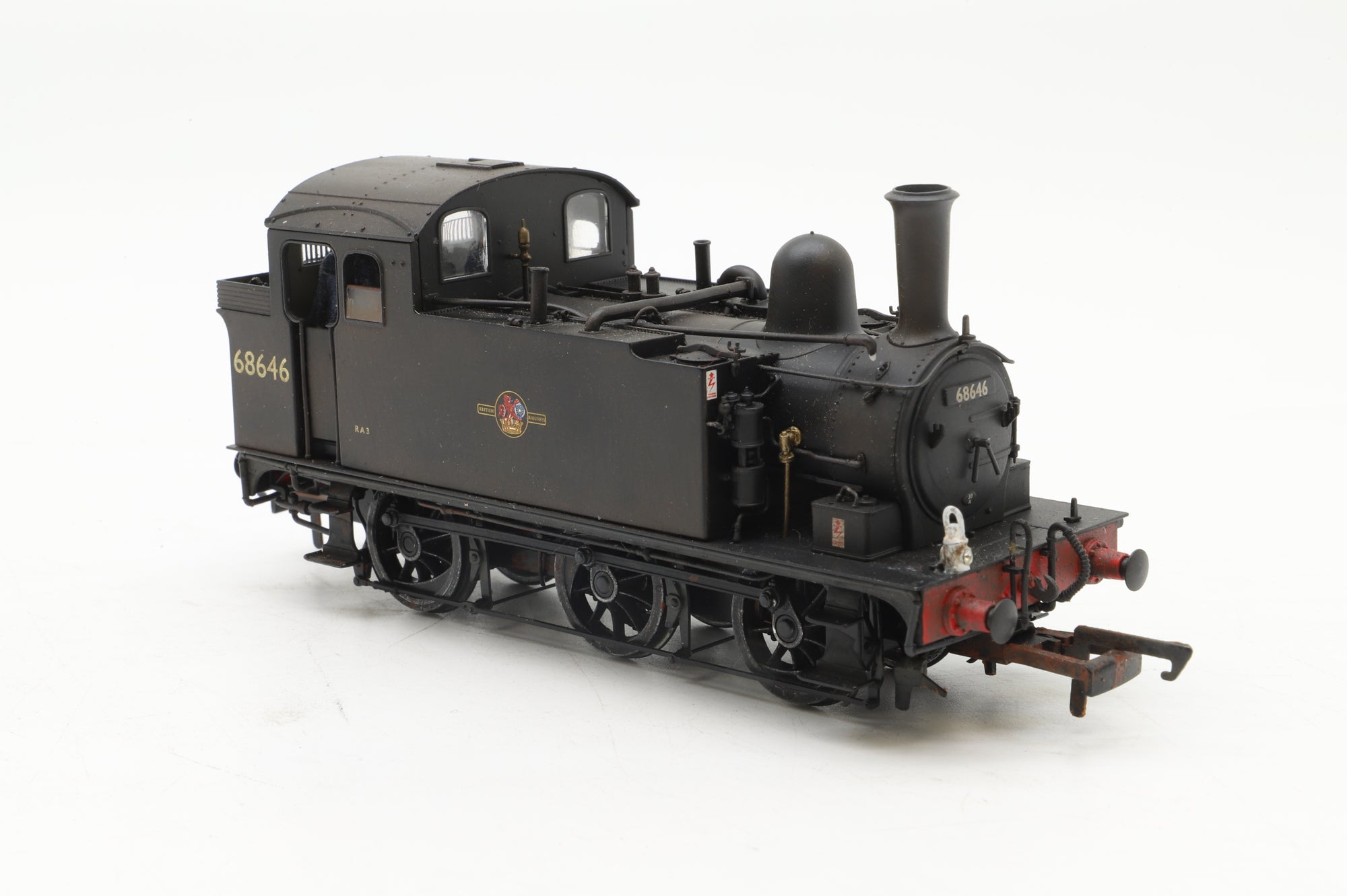 Accurascale OO ACC2441 Hill J68 Class #68646 in BR Black w/ Late Crests - DCC Sound & Weathered