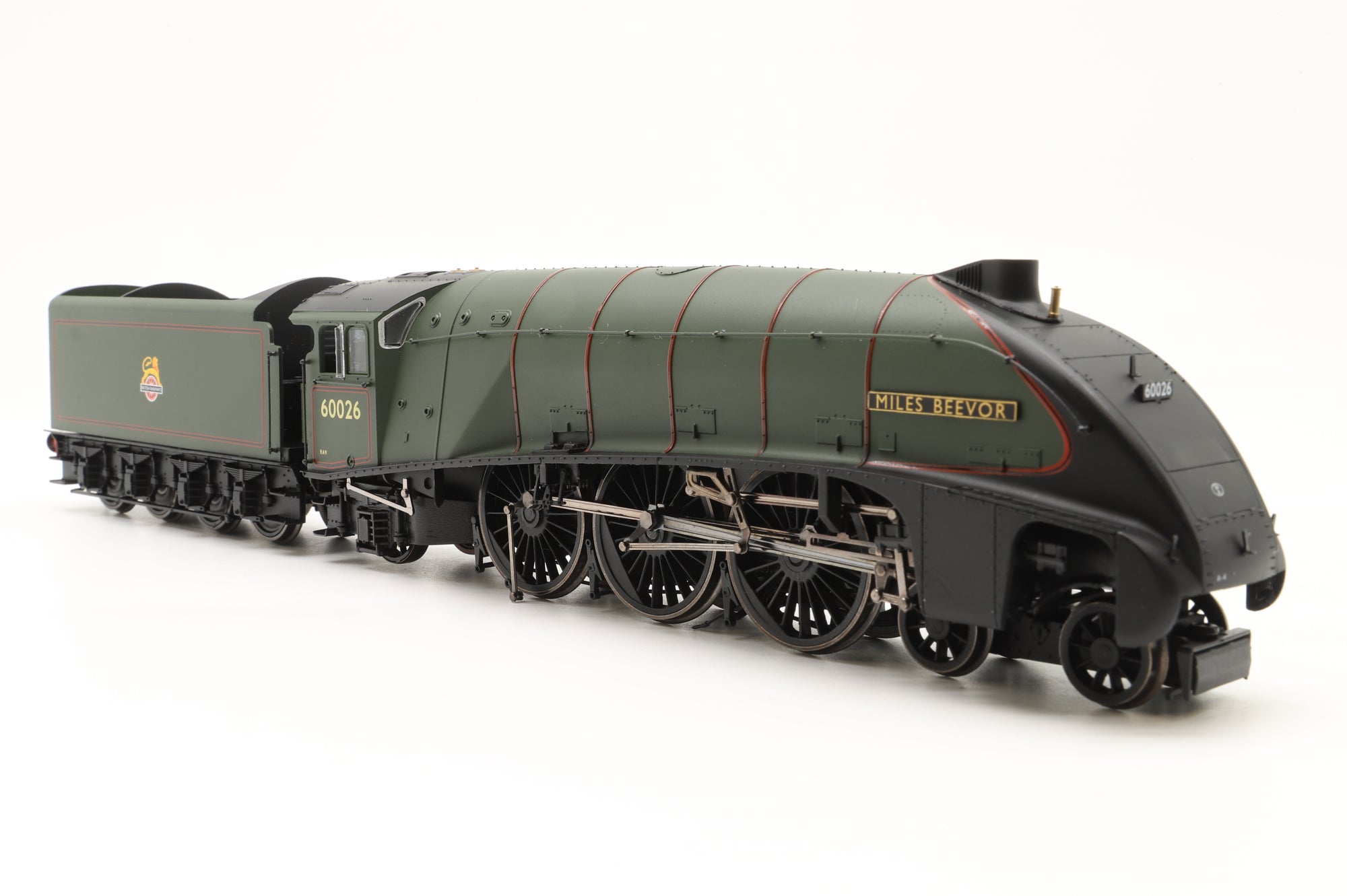 WORKSHOP Hornby OO R3522 Class A4 '60026' 'Miles Beevor' BR Lined Green E/C