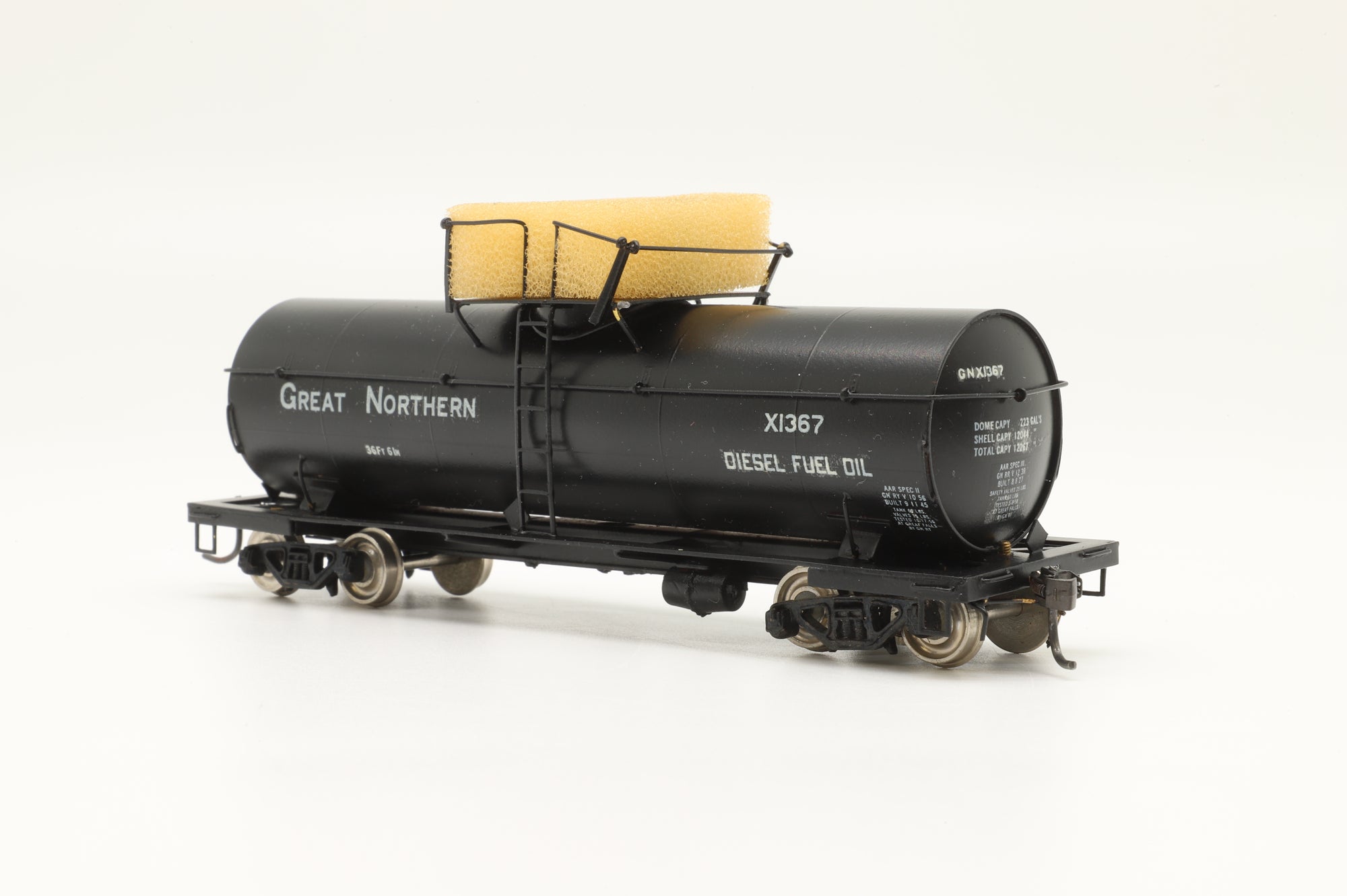 Iron Horse Models HO Brass Texaco 8,000 Gallon Tank Car 'X1367'