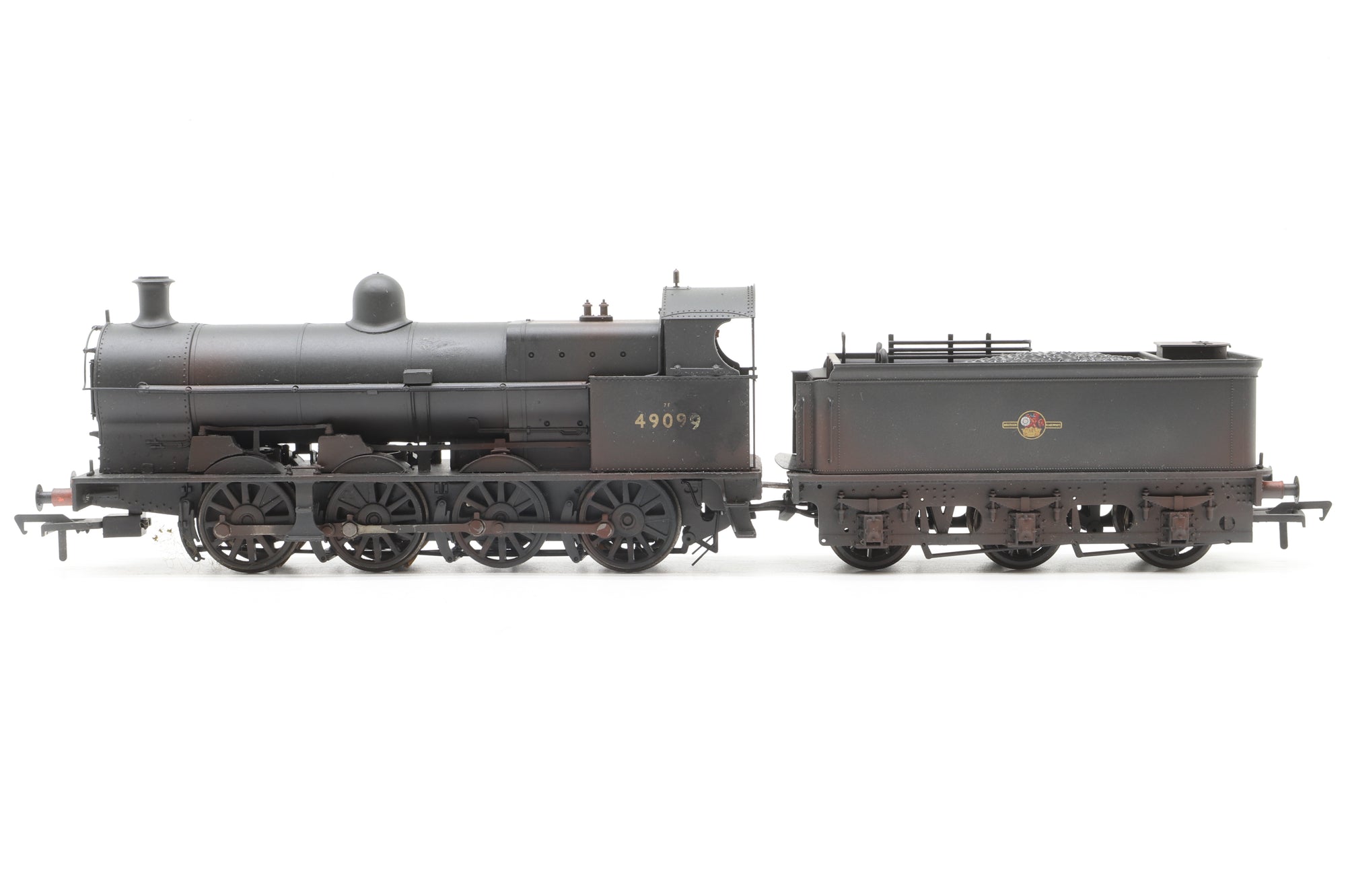Bachmann OO 31-479 G2A 49099 in BR Black w/ Late Crests - Weathered & Renumbered