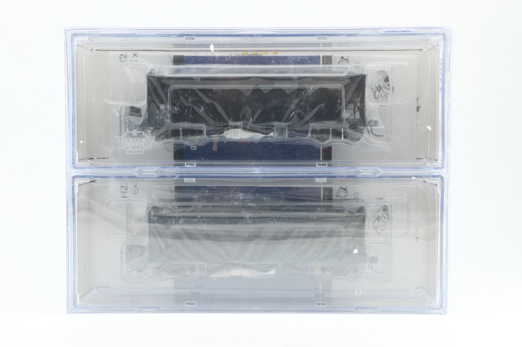 Broadway Limited HO Pack Of 6 H2a 3 Bay Hopper Cars Unlettered