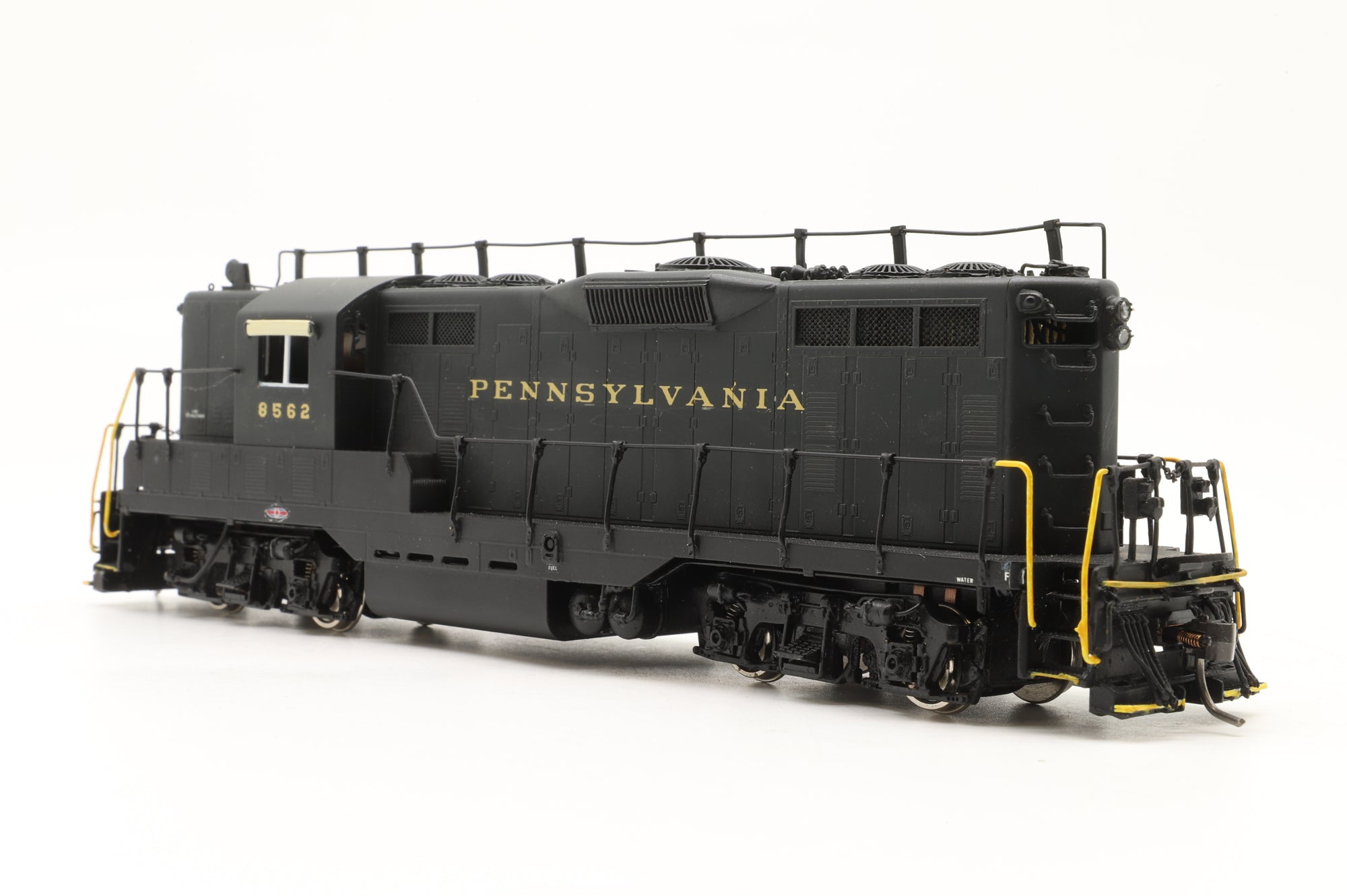 Key Imports/Samhongsa HO Brass GP-7 II 8562 in PRR Black, Factory Painted