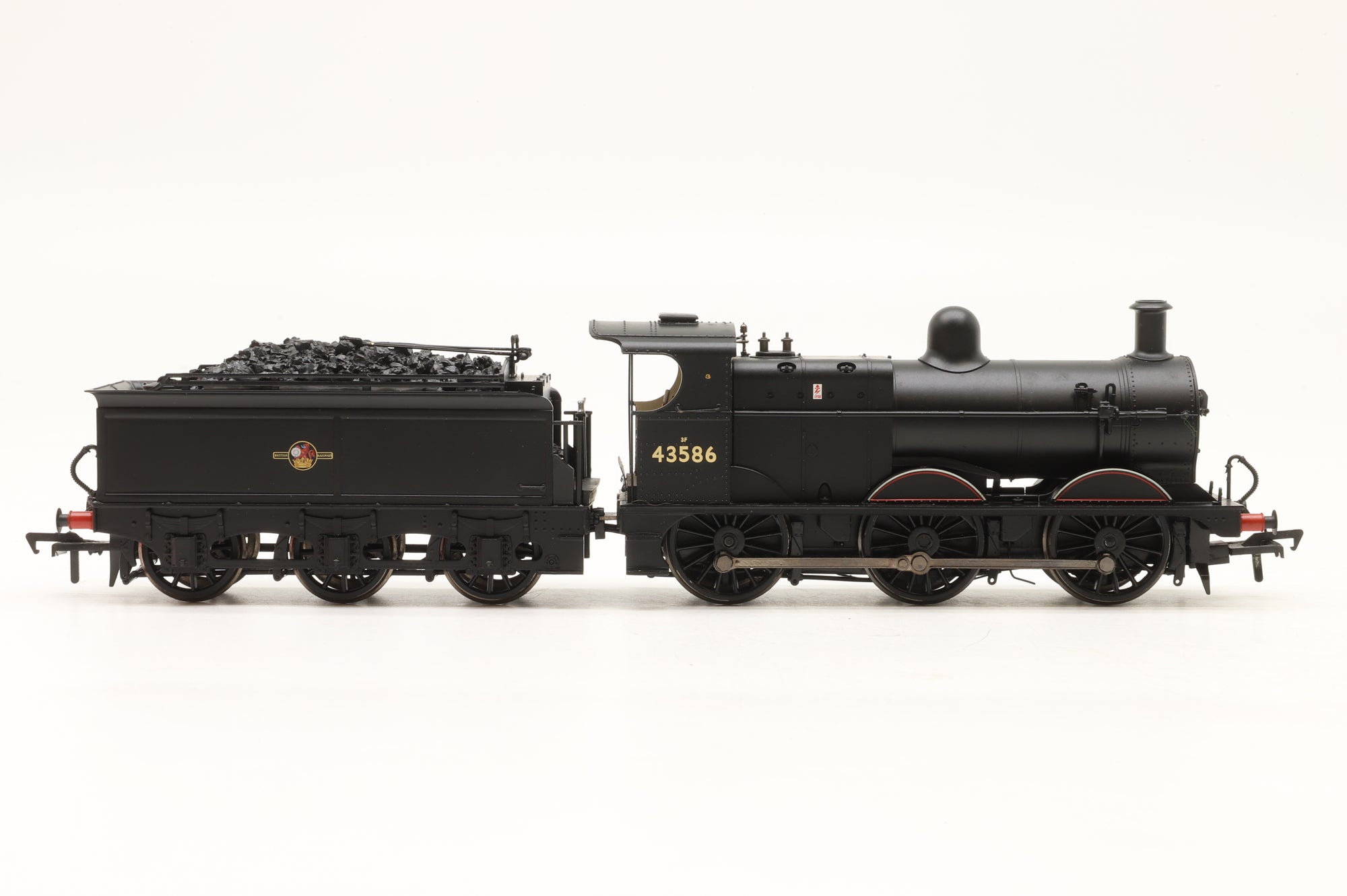 Bachmann OO 31-625Z Class 3F No. 43586 BR Black Late Crest KWVR Exclusive