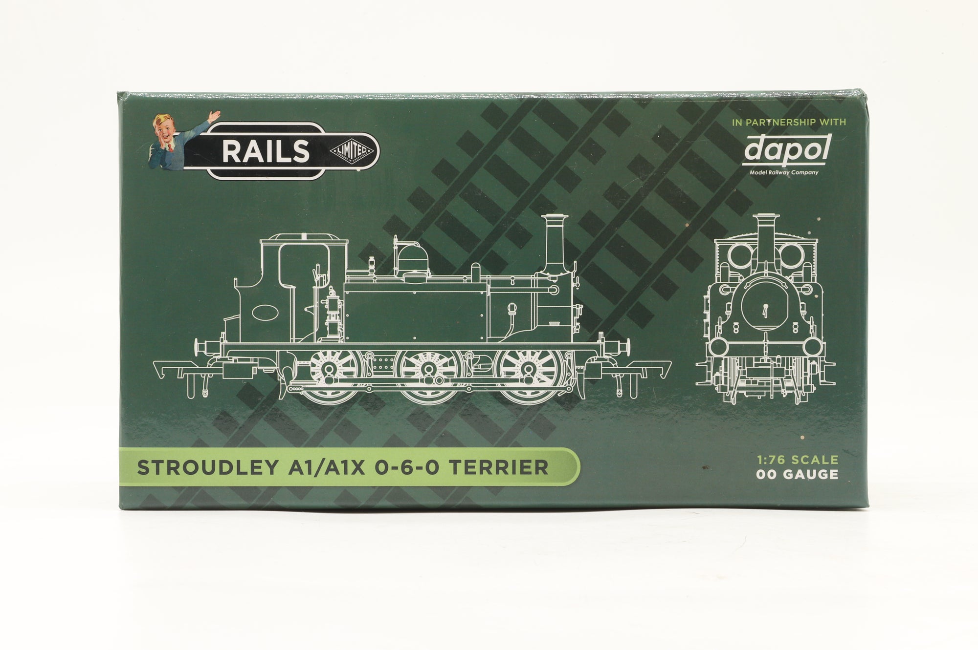 Dapol/Rails OO 4S-010-004S Class A1X Terrier 2644 in Lined SR Green – DCC Sound