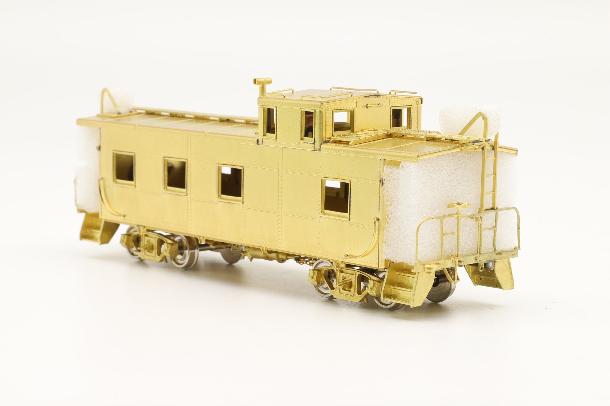 Overland Models Inc. HO Brass OMI-3868 Mile. Rd Steel Cupola Caboose Unpainted