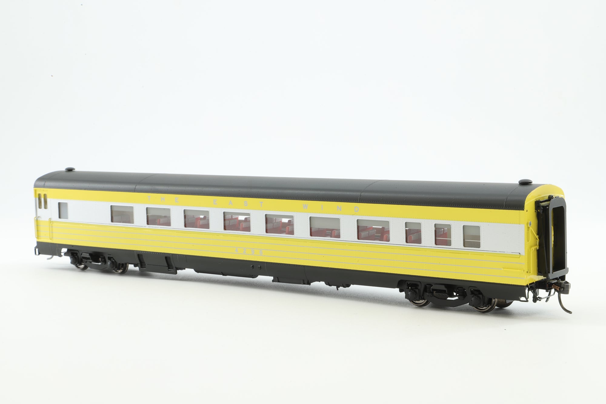 The Division Point HO Brass 1352 P70KR 56-Seat Coach No.4296 in 'The East Wind' Livery