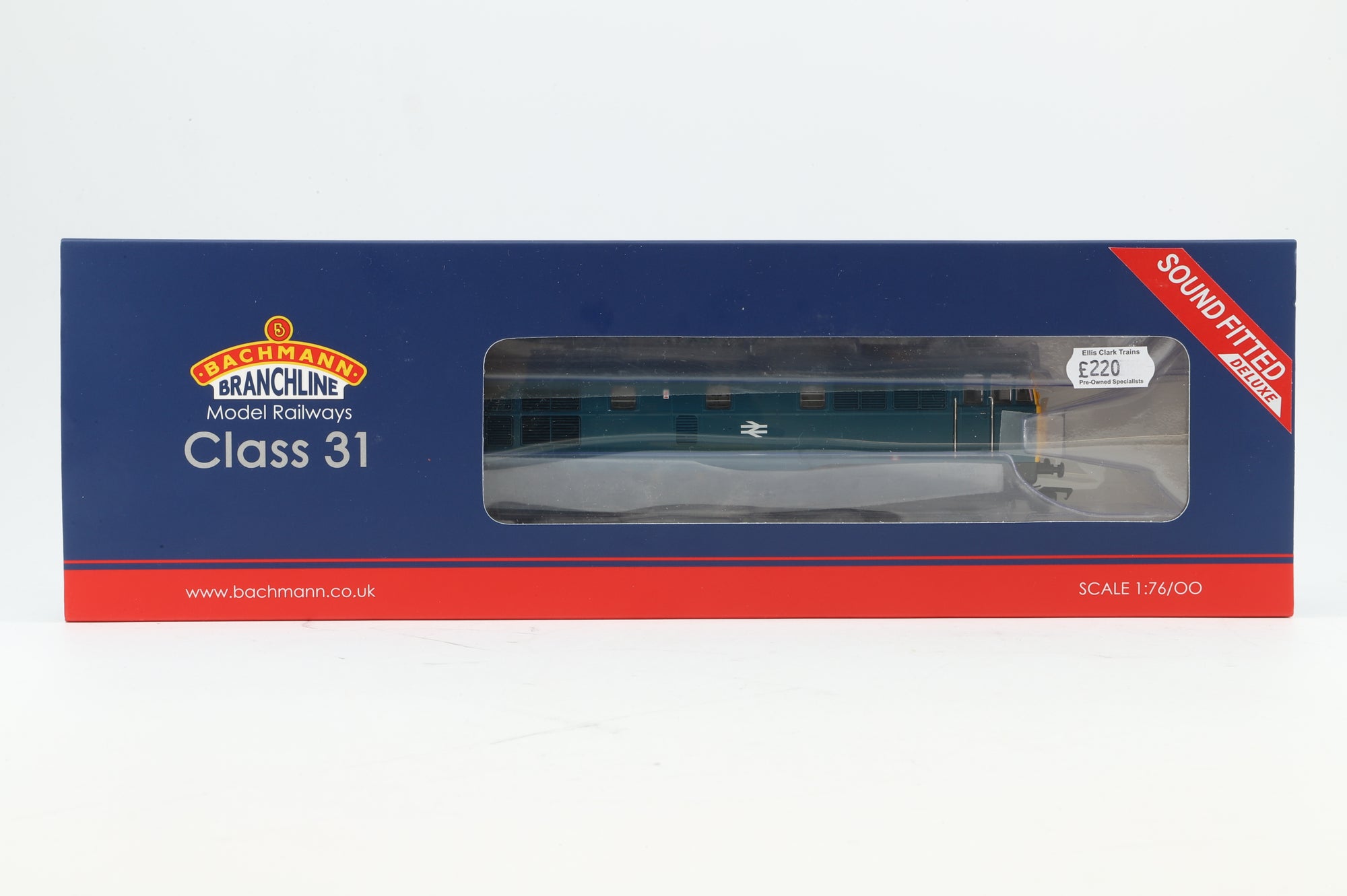 Bachmann OO 35-805SFX Class 31/1 31123 in BR Blue - DCC Sound