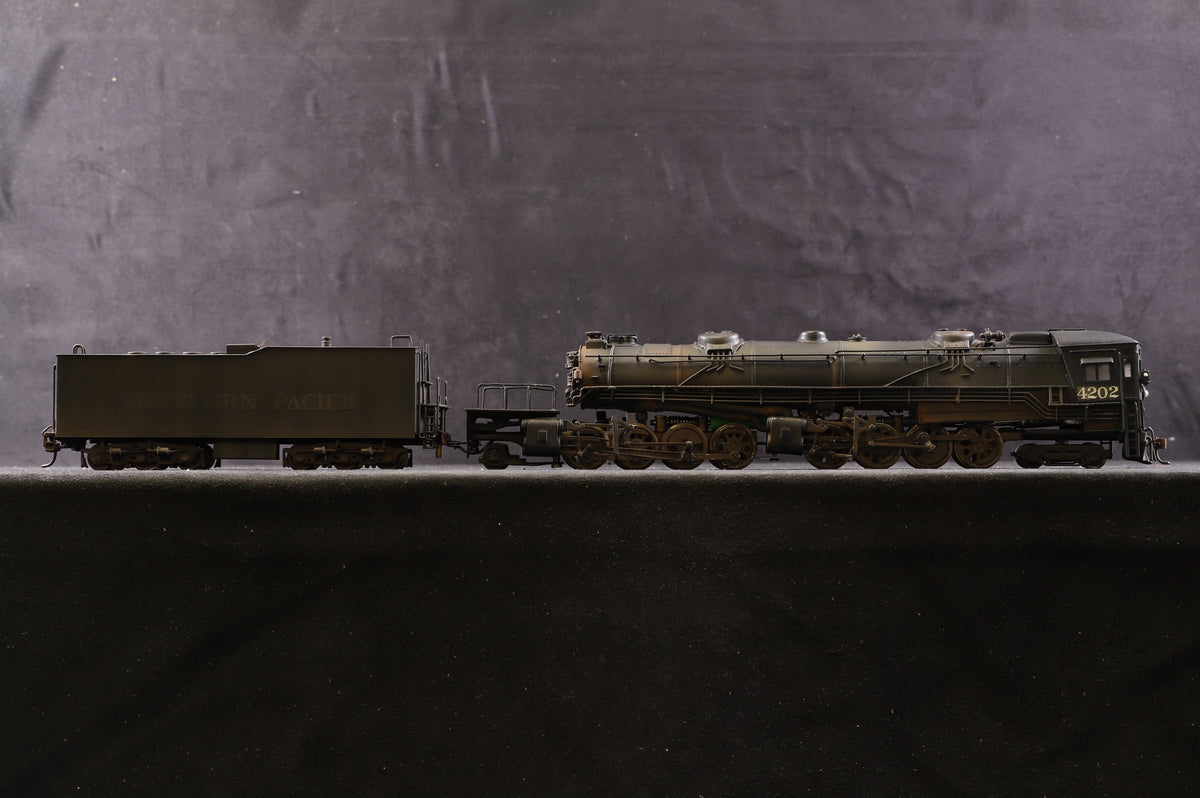 Akane Model Trains HO Brass Southern Pacific Class AC-8 4-8-8-2 Cab Forward &#39;4202&#39; Steam Locomotive, Weathered