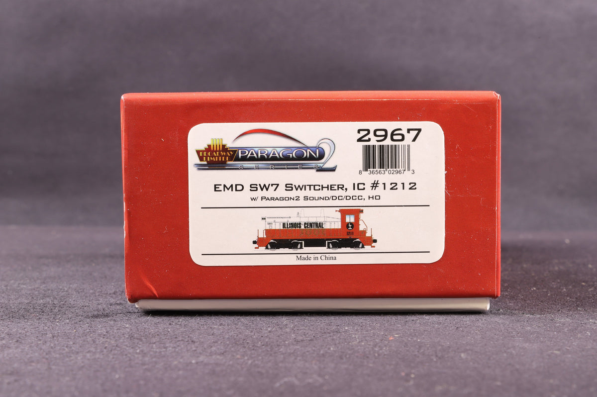 Broadway Ltd Imports HO 2967 EMD SW7 Switcher IC &#39;1212&#39;, DCC Sound