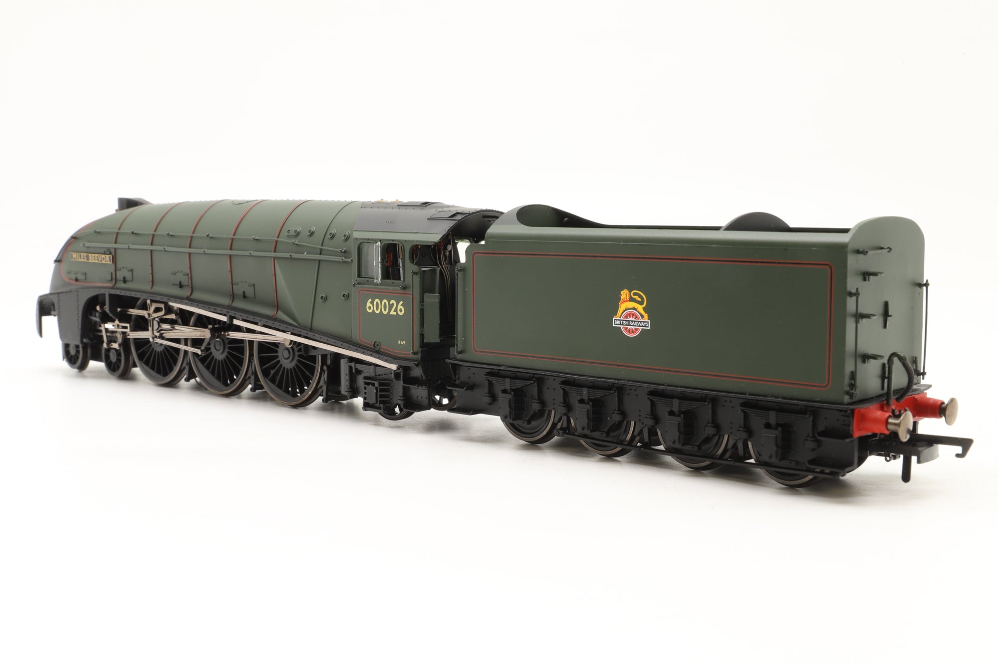 WORKSHOP Hornby OO R3522 Class A4 '60026' 'Miles Beevor' BR Lined Green E/C