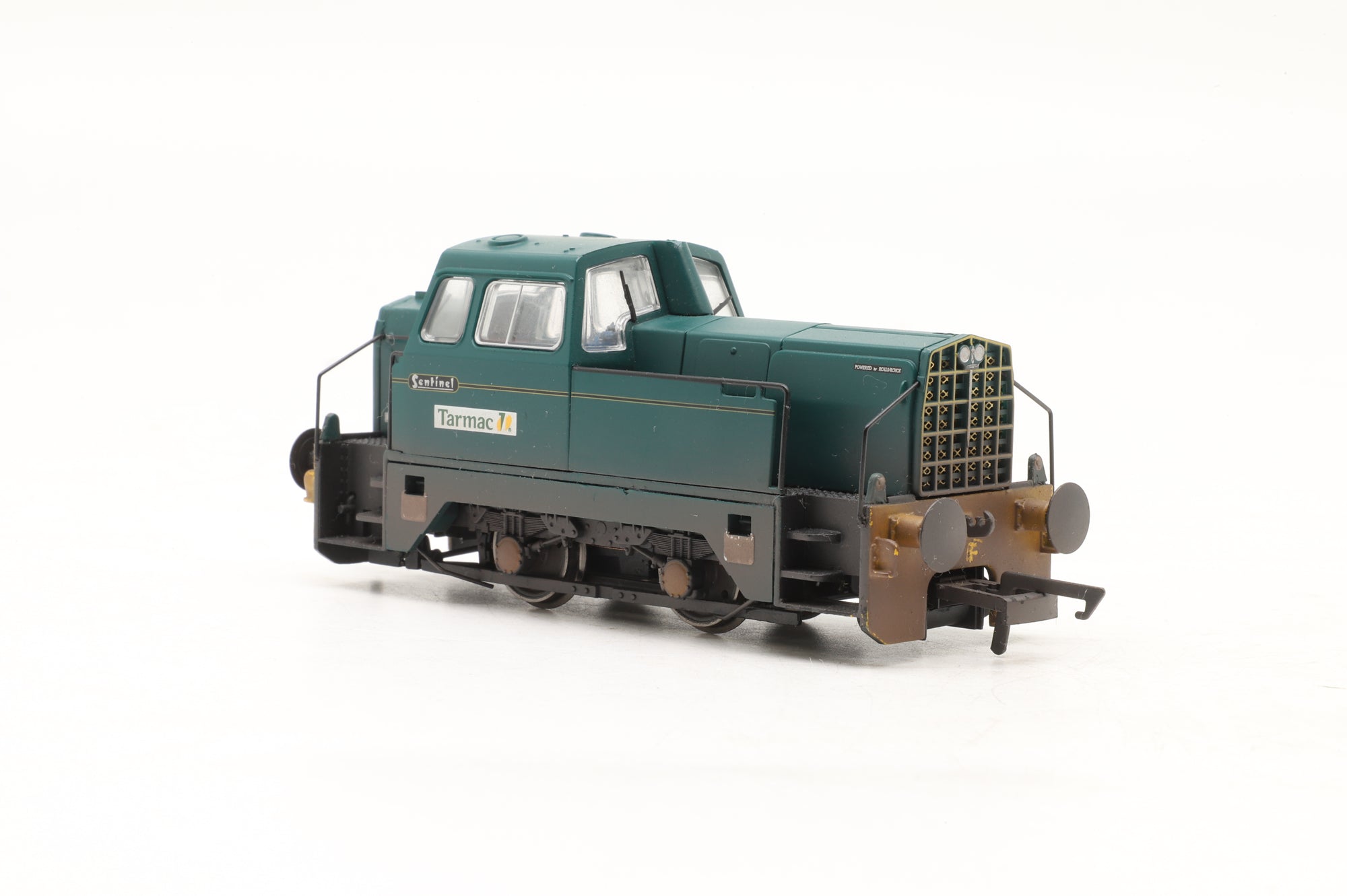 Hornby OO R3180 Sentinel 4wDM Shunter in Tarmac Green – Weathered