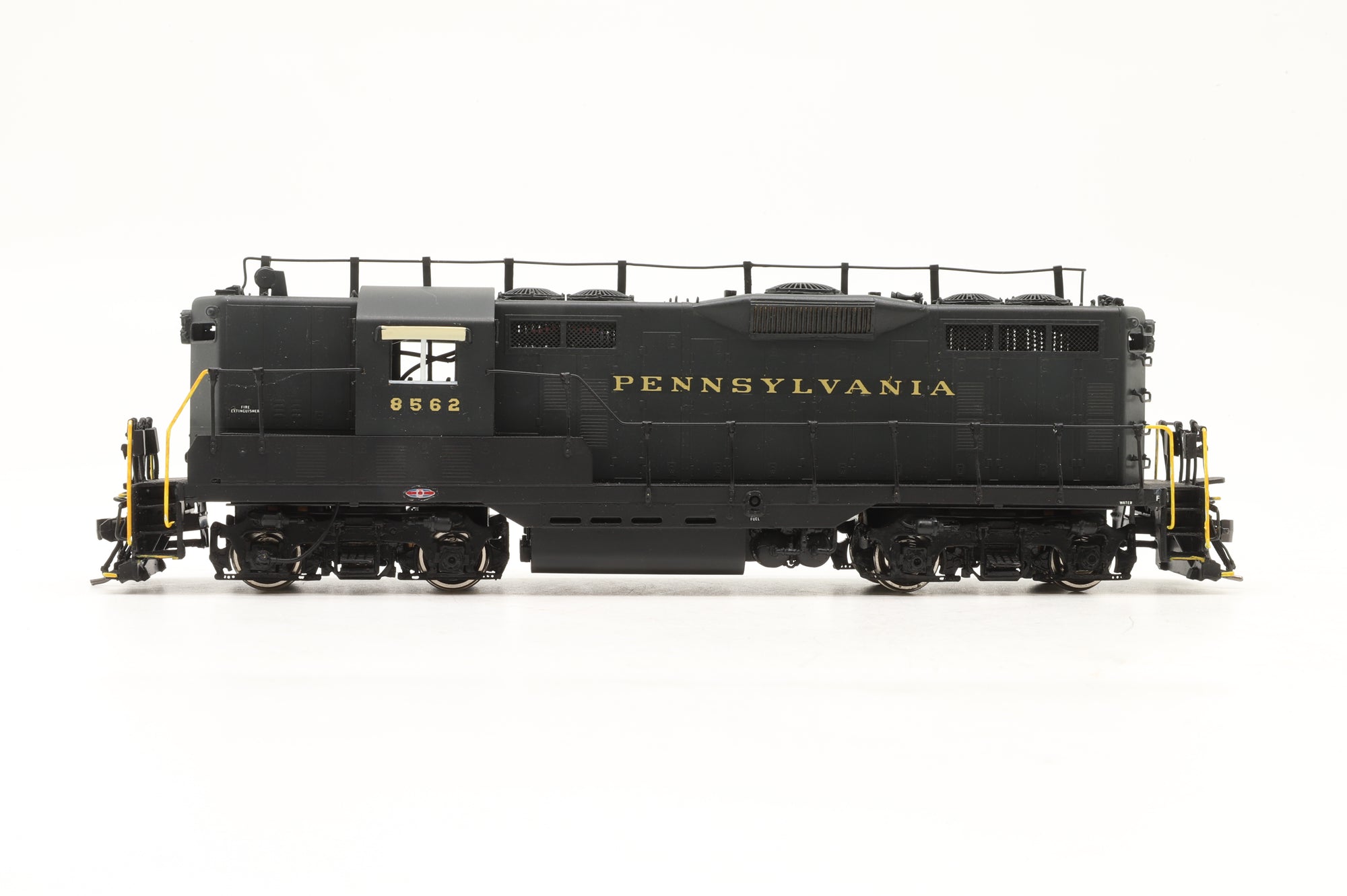 Key Imports/Samhongsa HO Brass GP-7 II 8562 in PRR Black, Factory Painted