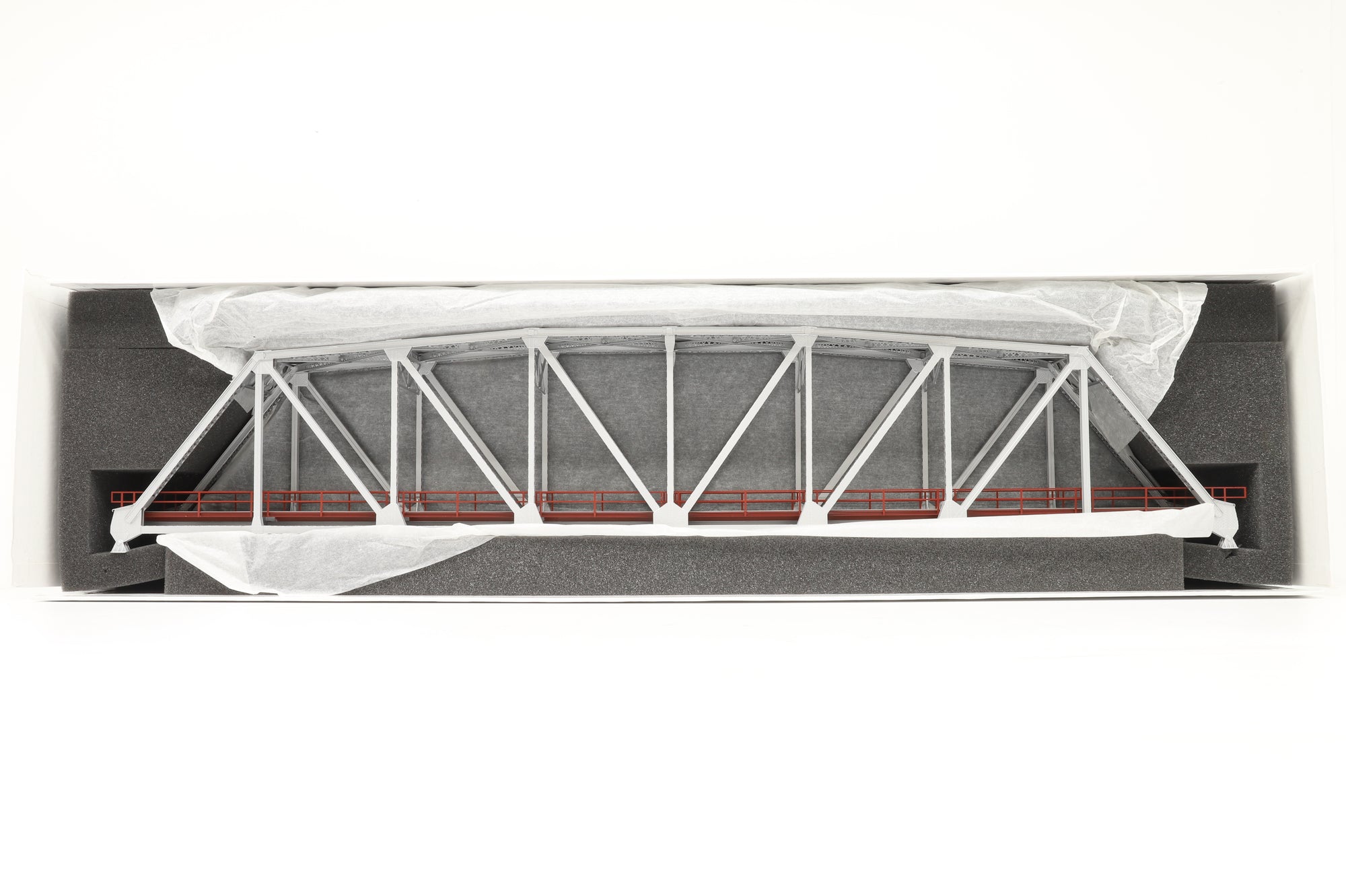 BLMA Models HO 5502 200' Truss Bridge Silver/Red