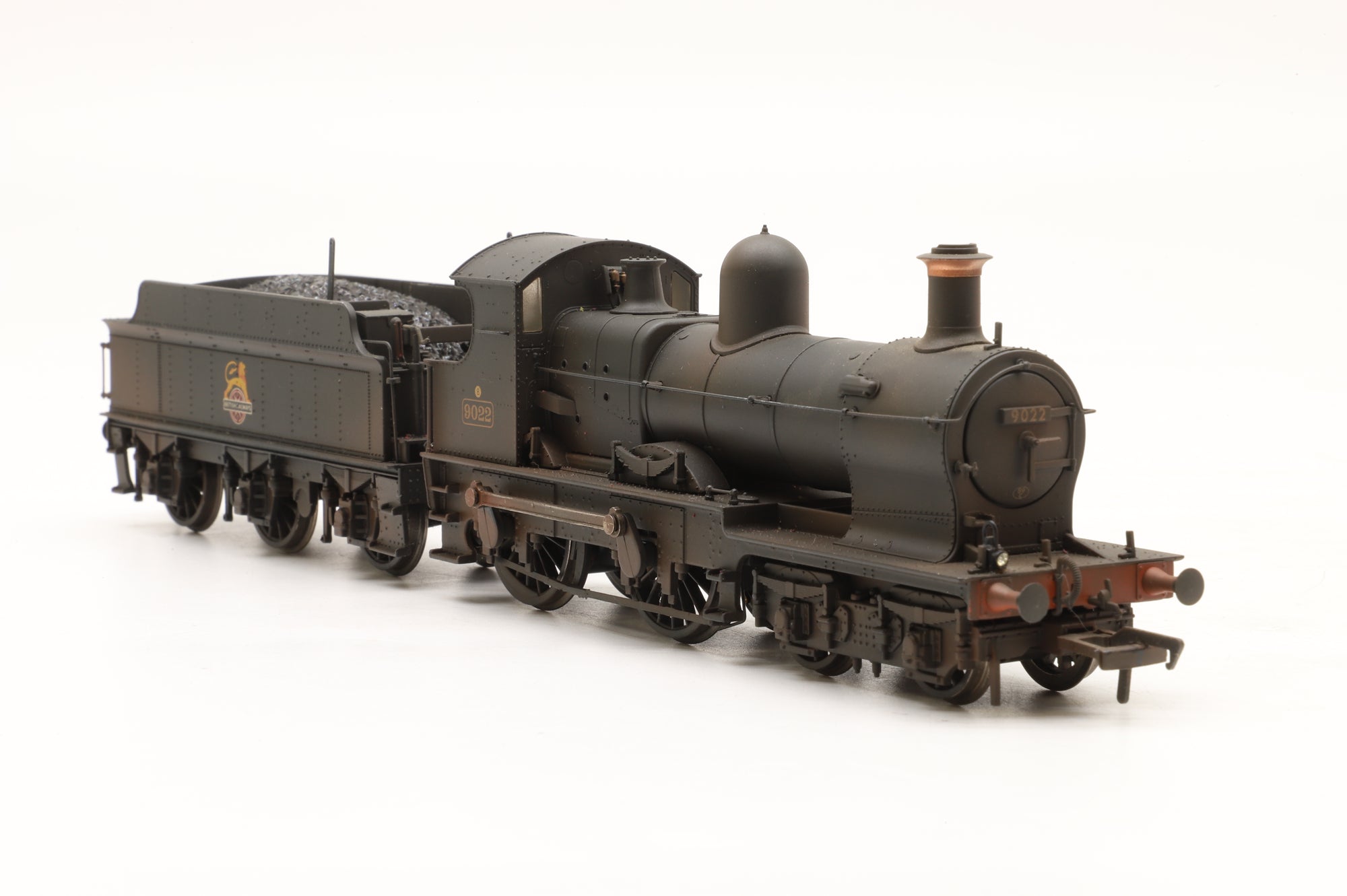 Bachmann OO 31-085 GWR 3200 Class '9022' BR Black E/C Weathered
