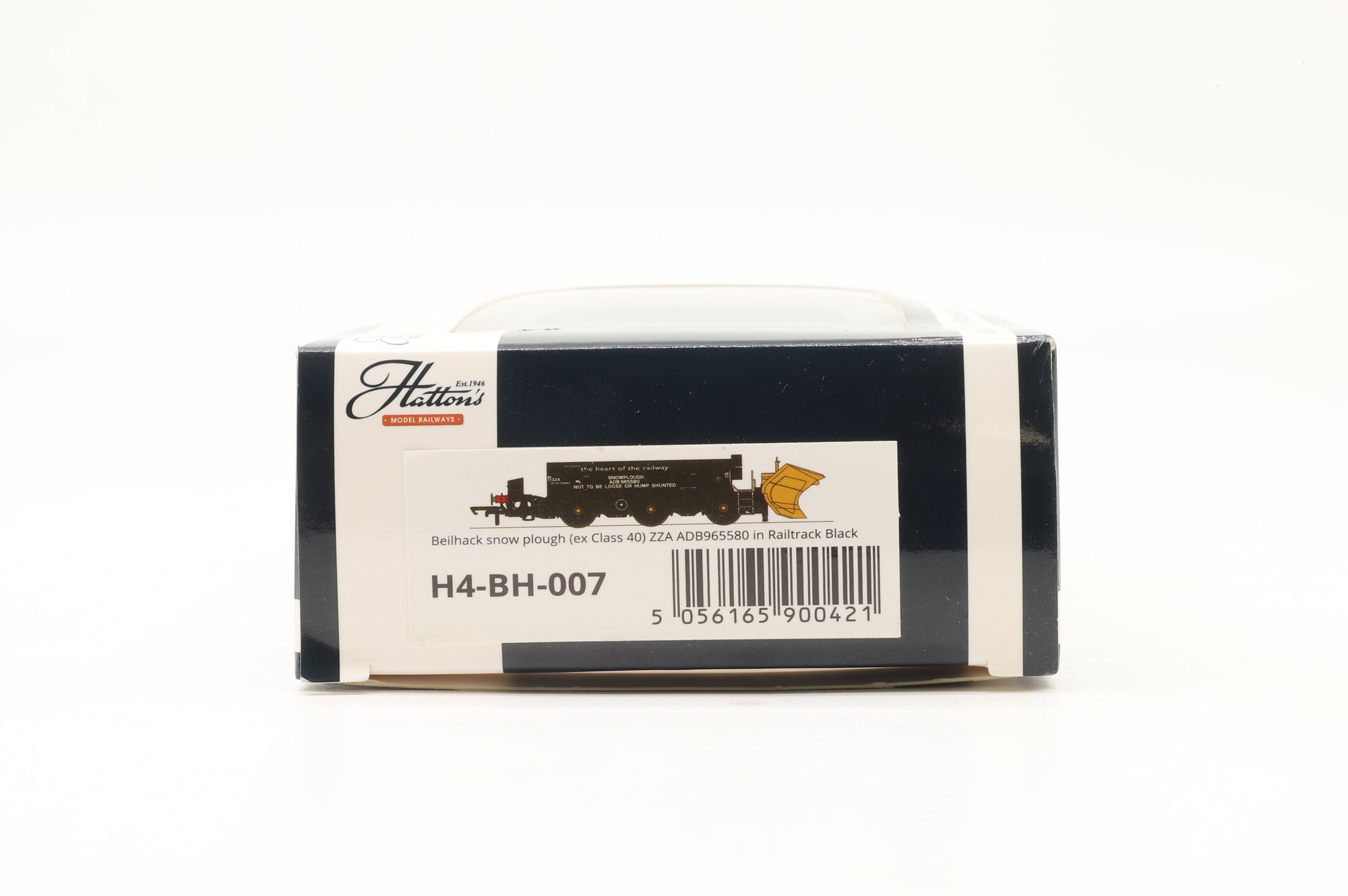 Hattons OO H4-BH-007 Beilhack Snow Plough (Ex Class 40) ZZA 'ADB965580' Railtrack Black