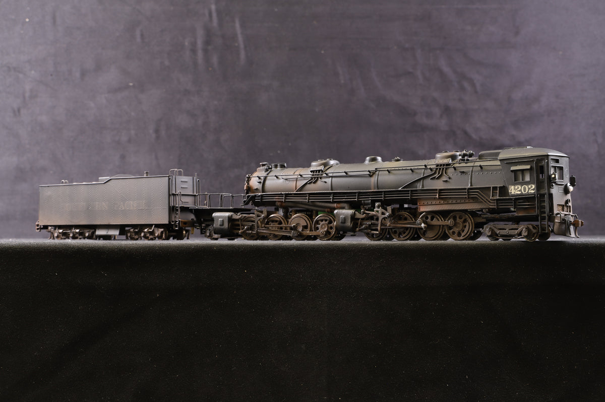 Akane Model Trains HO Brass Southern Pacific Class AC-8 4-8-8-2 Cab Forward &#39;4202&#39; Steam Locomotive, Weathered