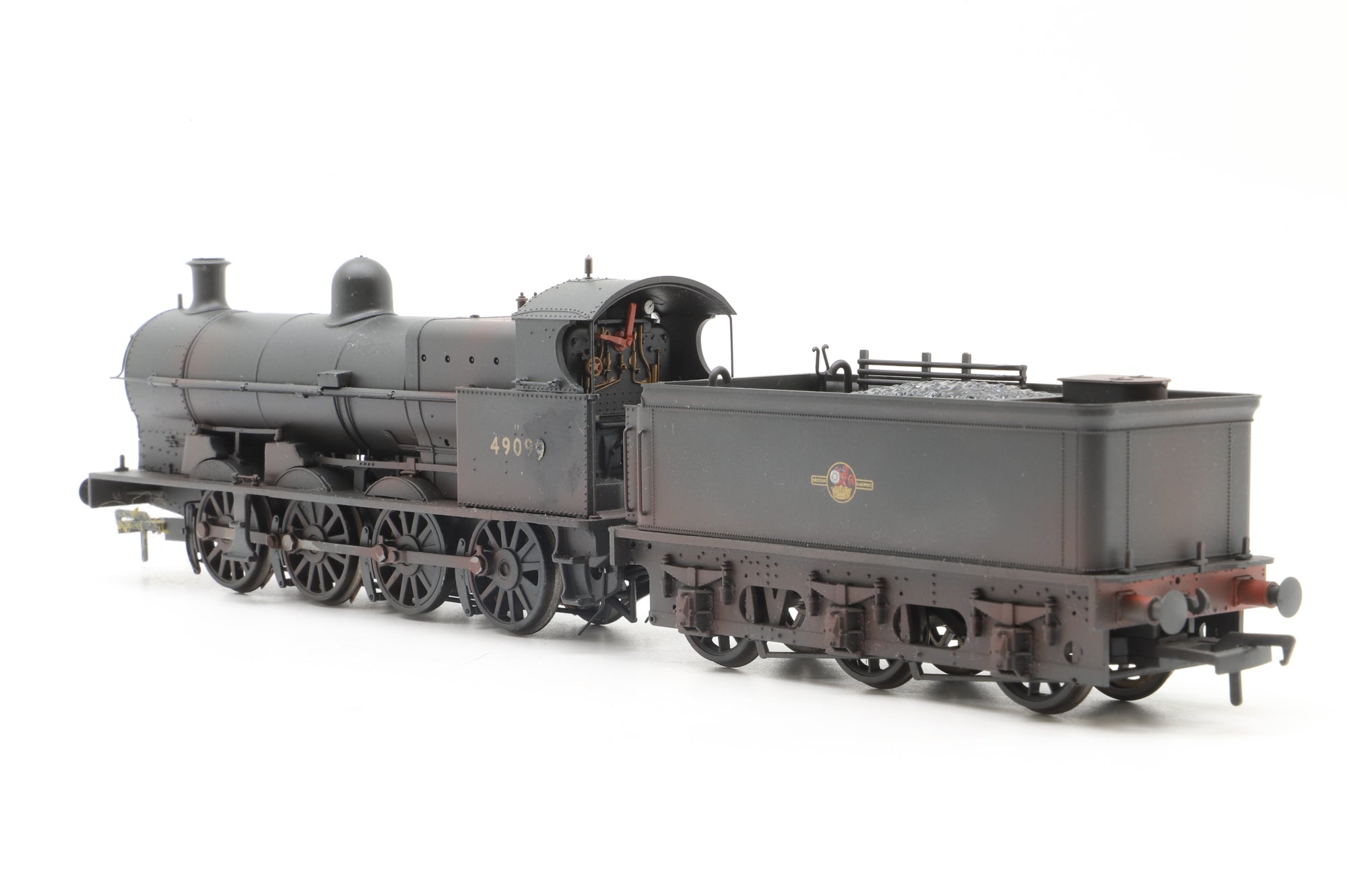 Bachmann OO 31-479 G2A 49099 in BR Black w/ Late Crests - Weathered & Renumbered