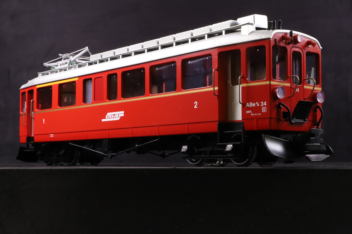 LGB G 20390 RhB Railcar ABe 4/4 34 DCC