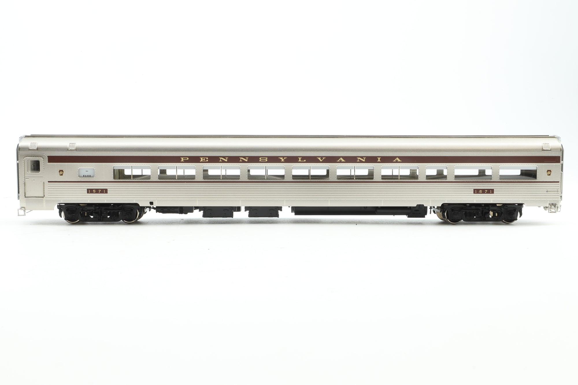 Samhongsa/Challenger Imports HO Brass Rake of 14 Pennsylvania Railroad 'Congressional', C-2A, C-2B & C-F1