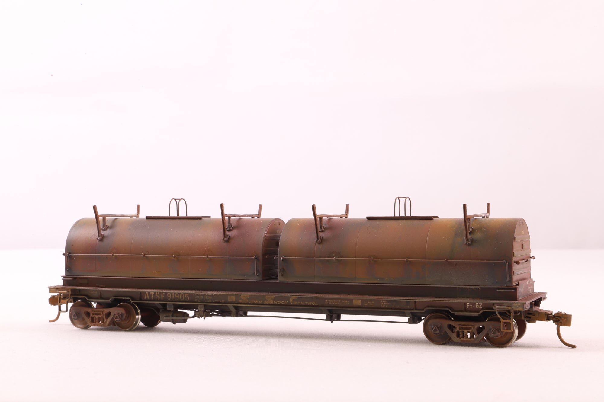 Overland Models HO Brass OMI-1357 Thrail Coil Steel Car '91905' Weathered
