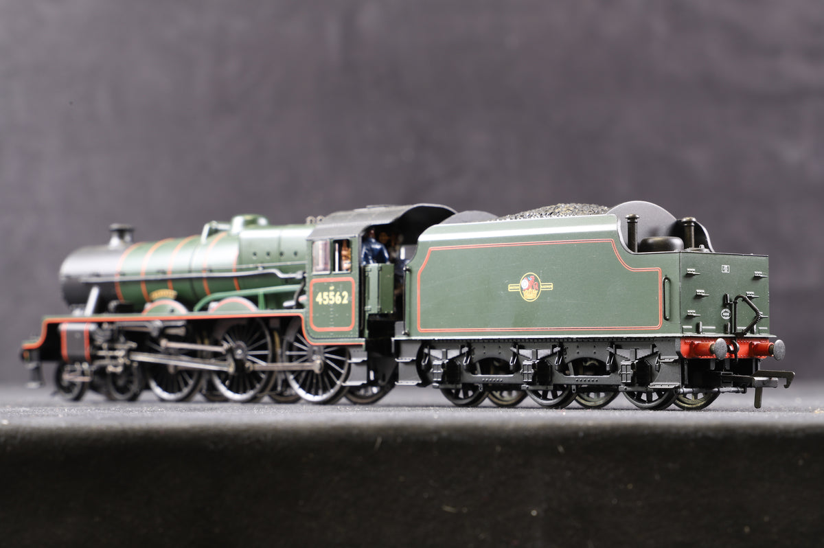 Bachmann OO 31-176DC Jubilee Class &#39;45562&#39; &#39;Alberta&#39; Stanier Tender BR Green L/C, DCC Removed