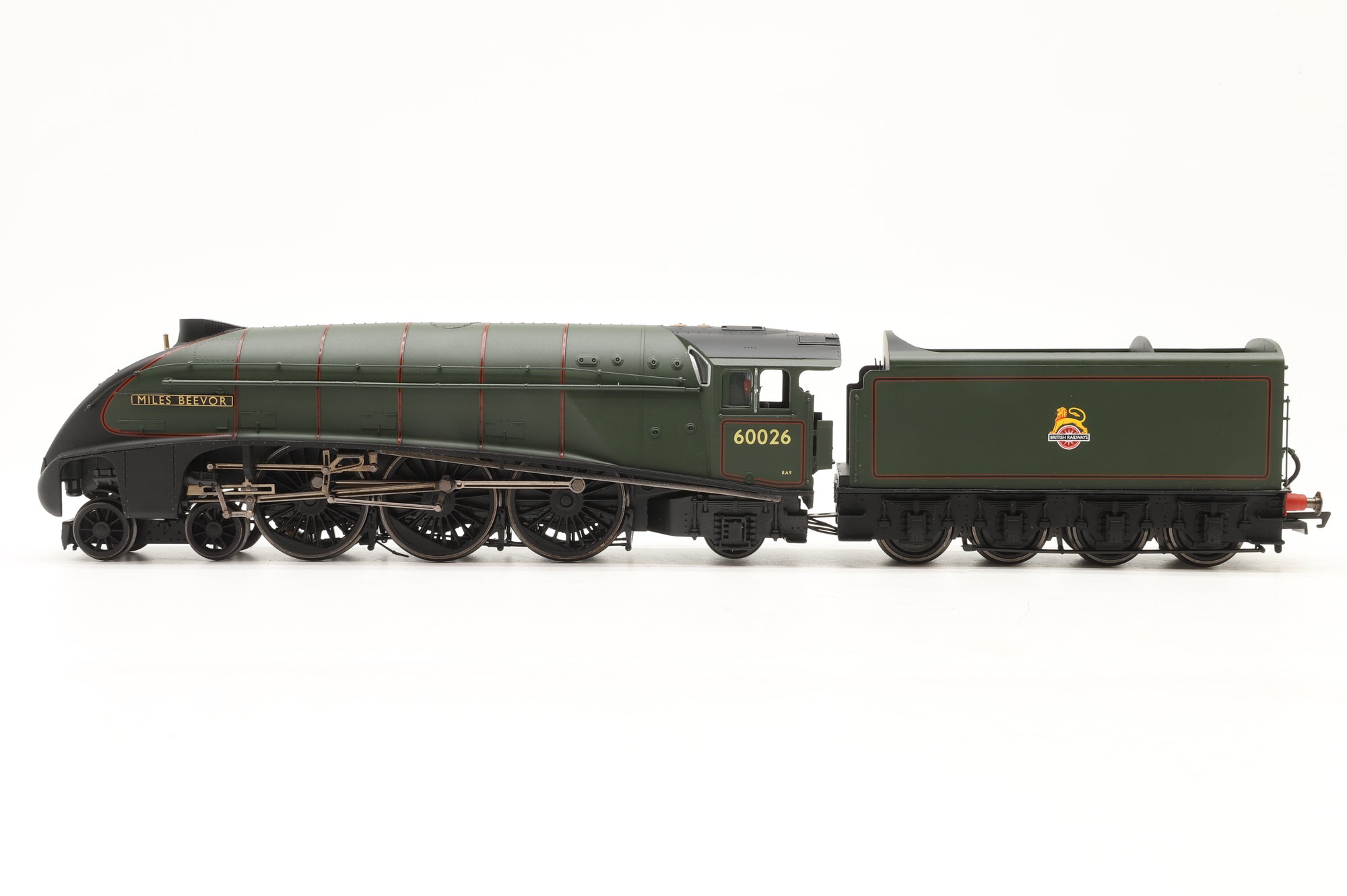 WORKSHOP Hornby OO R3522 Class A4 '60026' 'Miles Beevor' BR Lined Green E/C