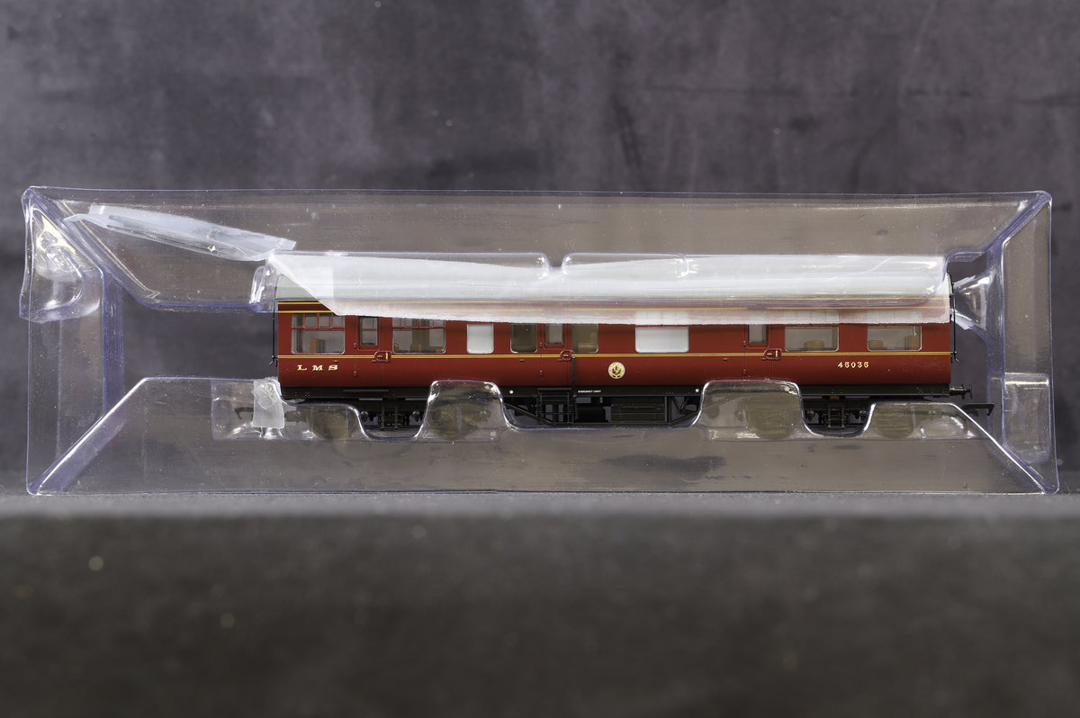 Bachmann OO 39-780 LMS 50ft Inspection Saloon LMS Crimson Lake