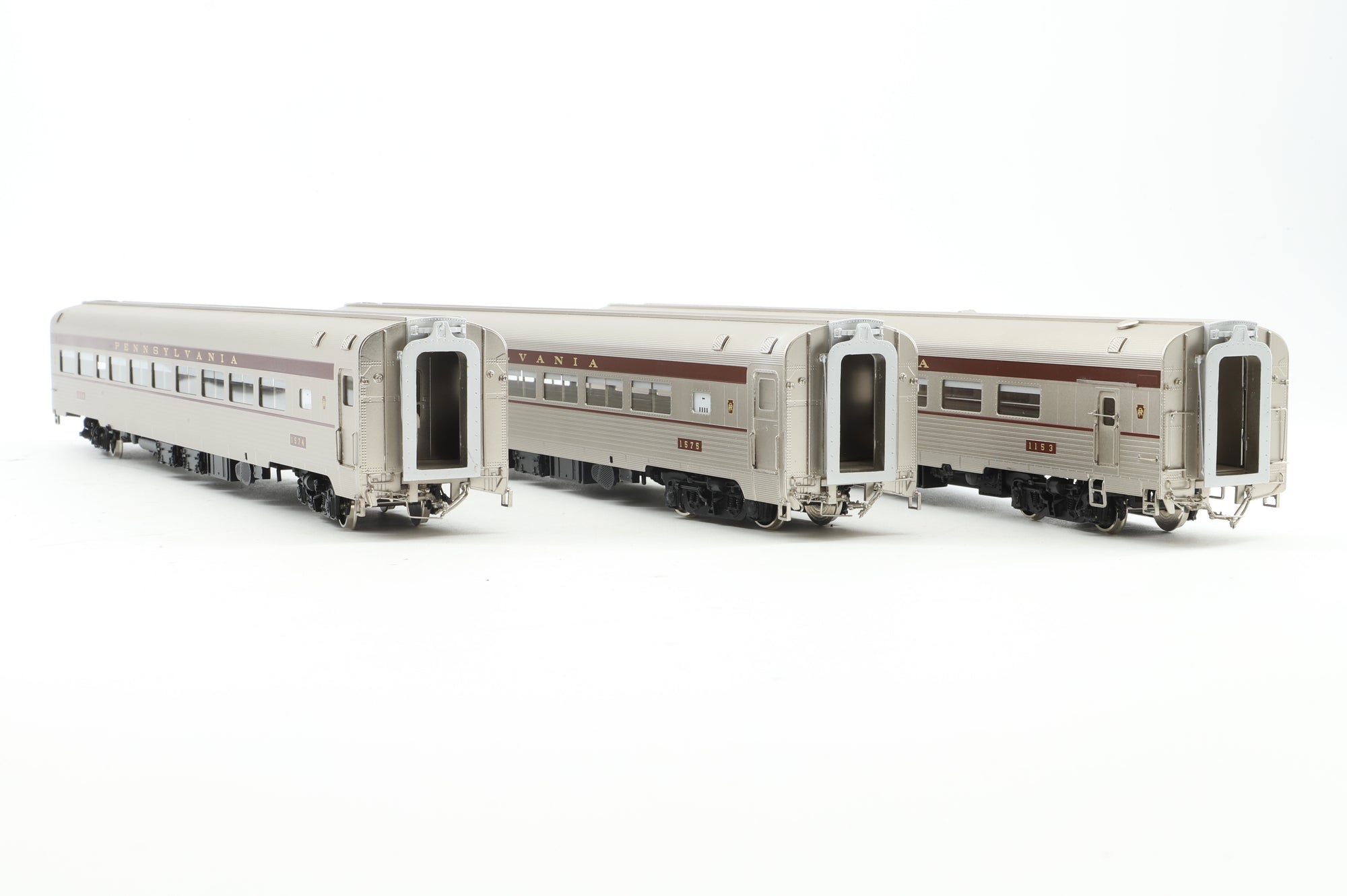 Samhongsa/Challenger Imports HO Brass Rake of 14 Pennsylvania Railroad 'Congressional', C-2A, C-2B & C-F1