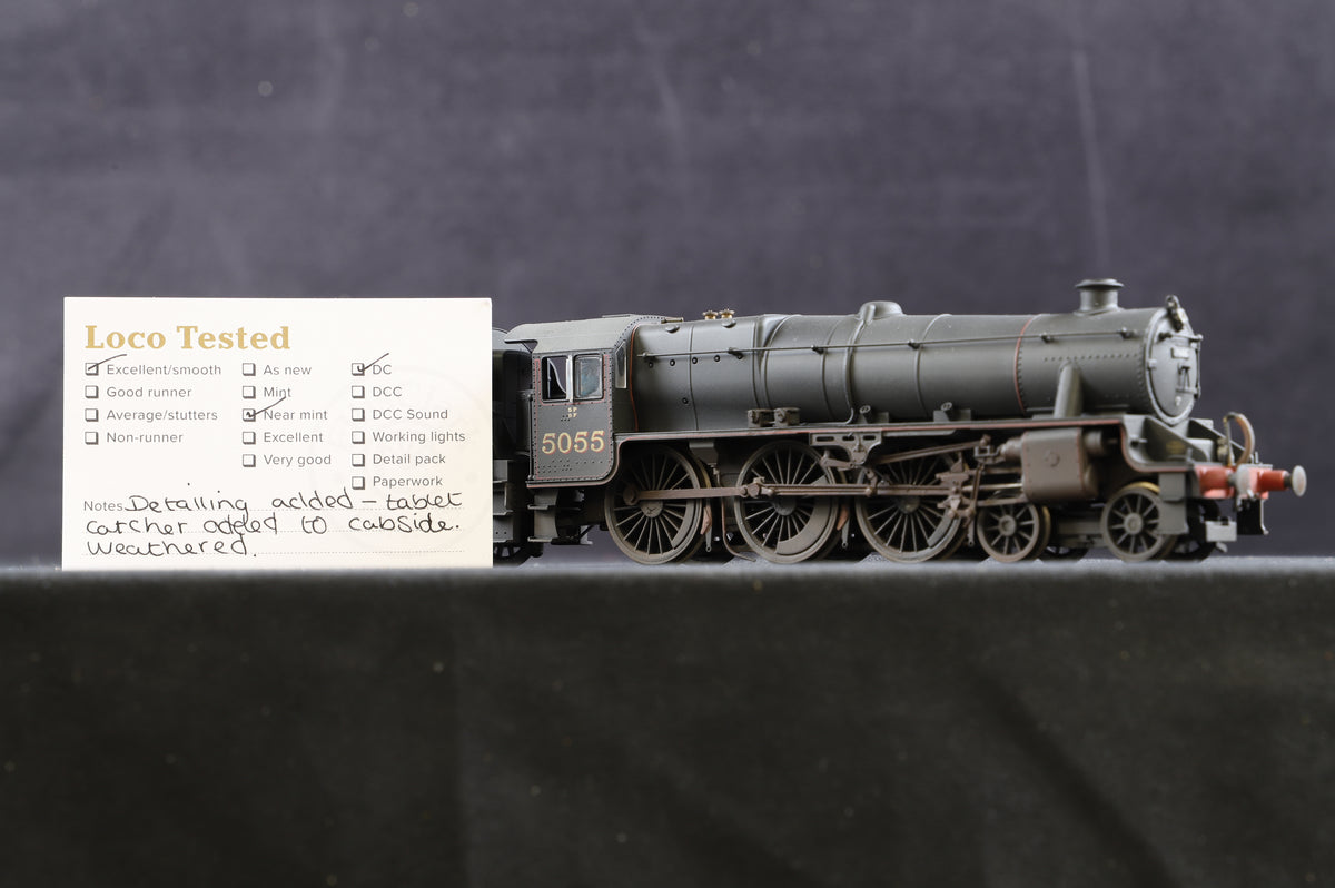 Hornby OO R2237 LMS 4-6-0 Class 5P5F Loco &#39;5055&#39;, Detailed &amp; Weathered