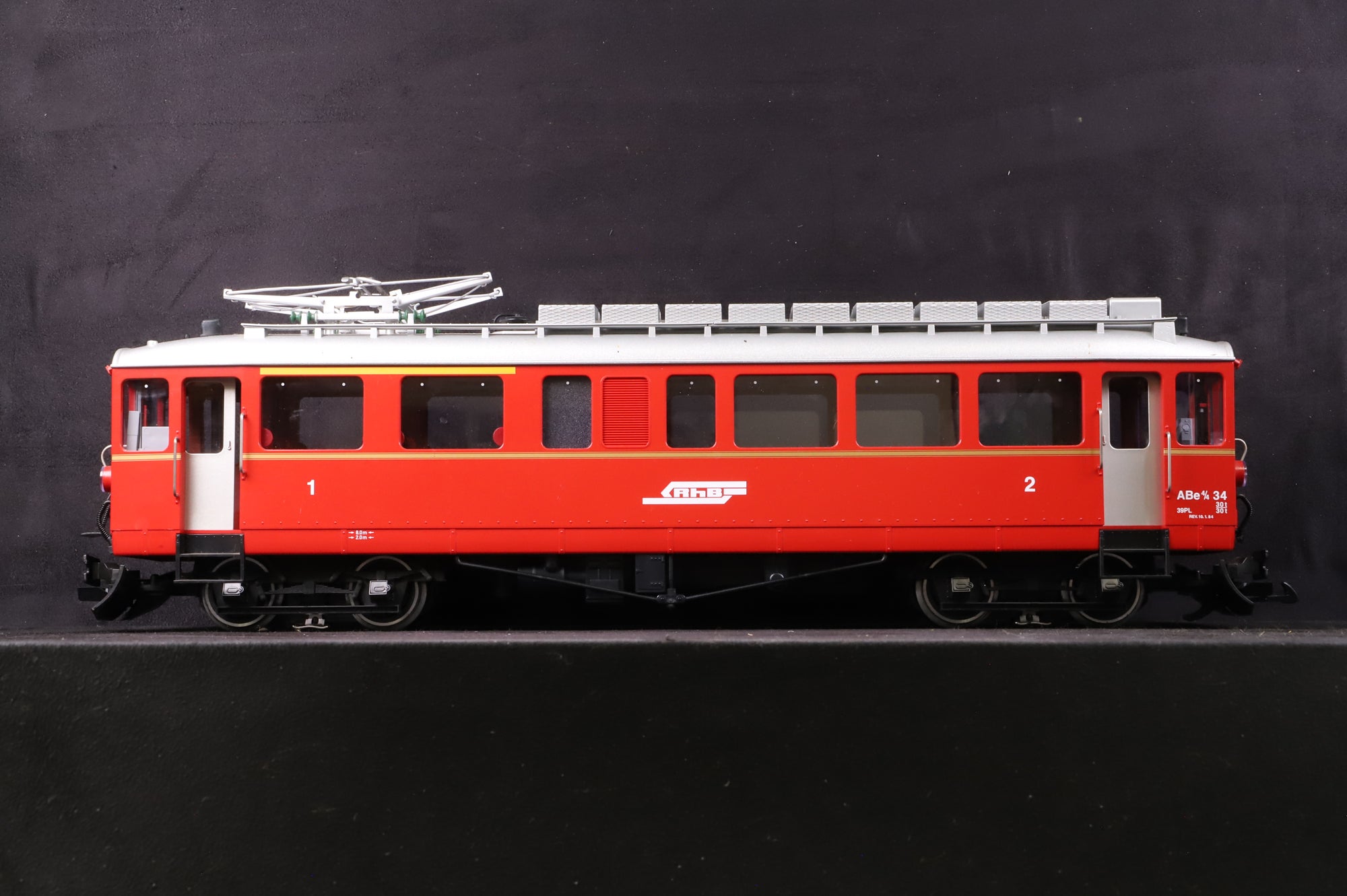 LGB G 20390 RhB Railcar ABe 4/4 34 DCC