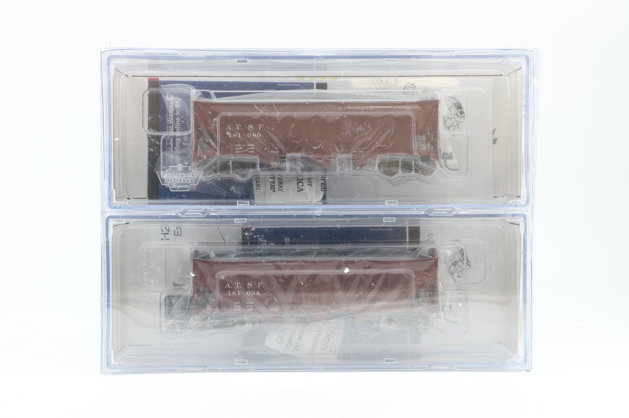 Broadway Limited HO 4452 Pack Of 6 H2a 3 Bay Hopper Cars ATSF