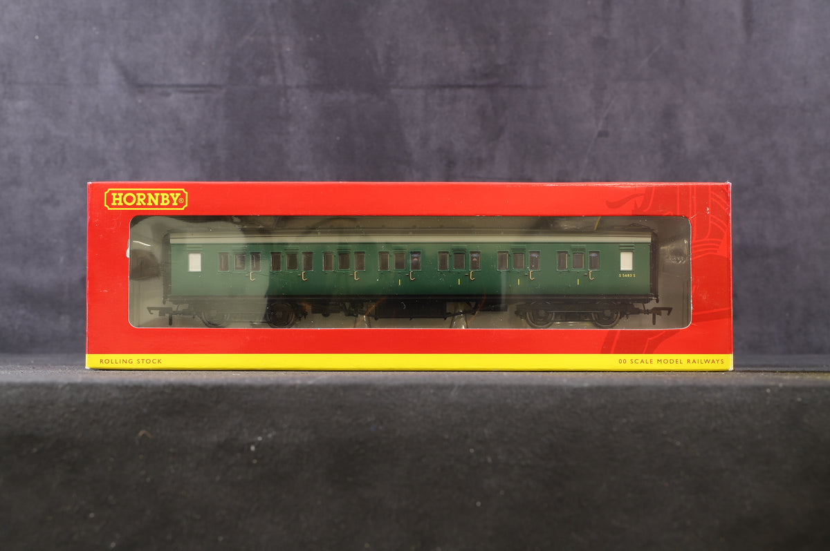 Hornby OO Rake Of 5 BR Maunsell Green Coaches