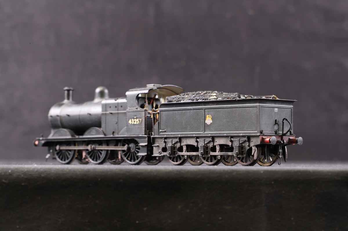 Bachmann OO 31-626A Class 3F &#39;43257&#39; BR Black E/C Weathered, DCC Sound